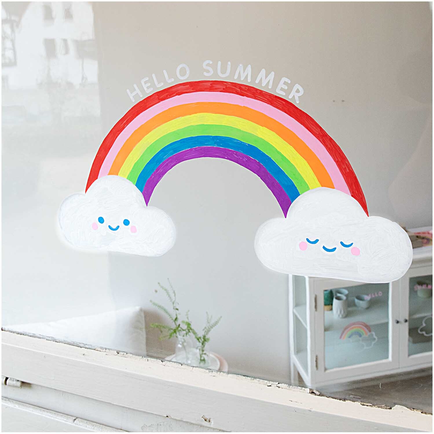 Kreidestifte Flüssigkreide Set Regenbogen 3mm 8 Farben von Rico Design