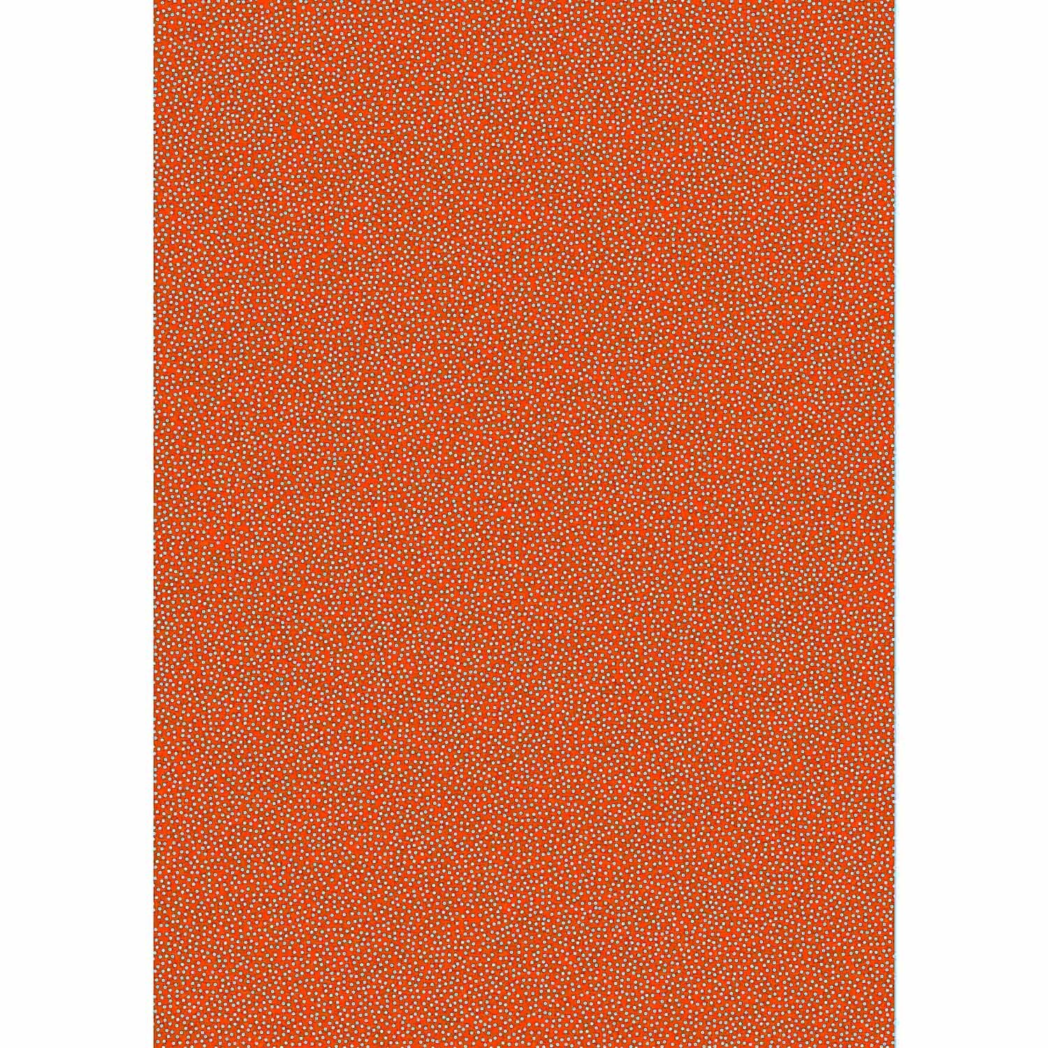 Transparentpapier Pünktchen gelb 50x60cm mit feinem Punktmuster, ideal für kreative Bastelprojekte. Marke: Marpa Jansen.