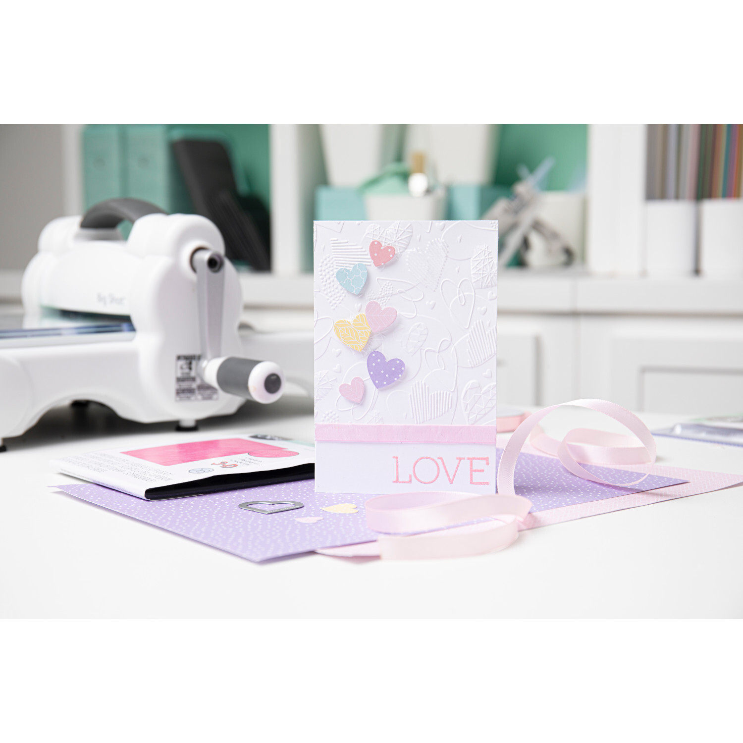 3D-Embossing Folder Textured Impressions Mark Making Hearts von idee. Creativmarkt