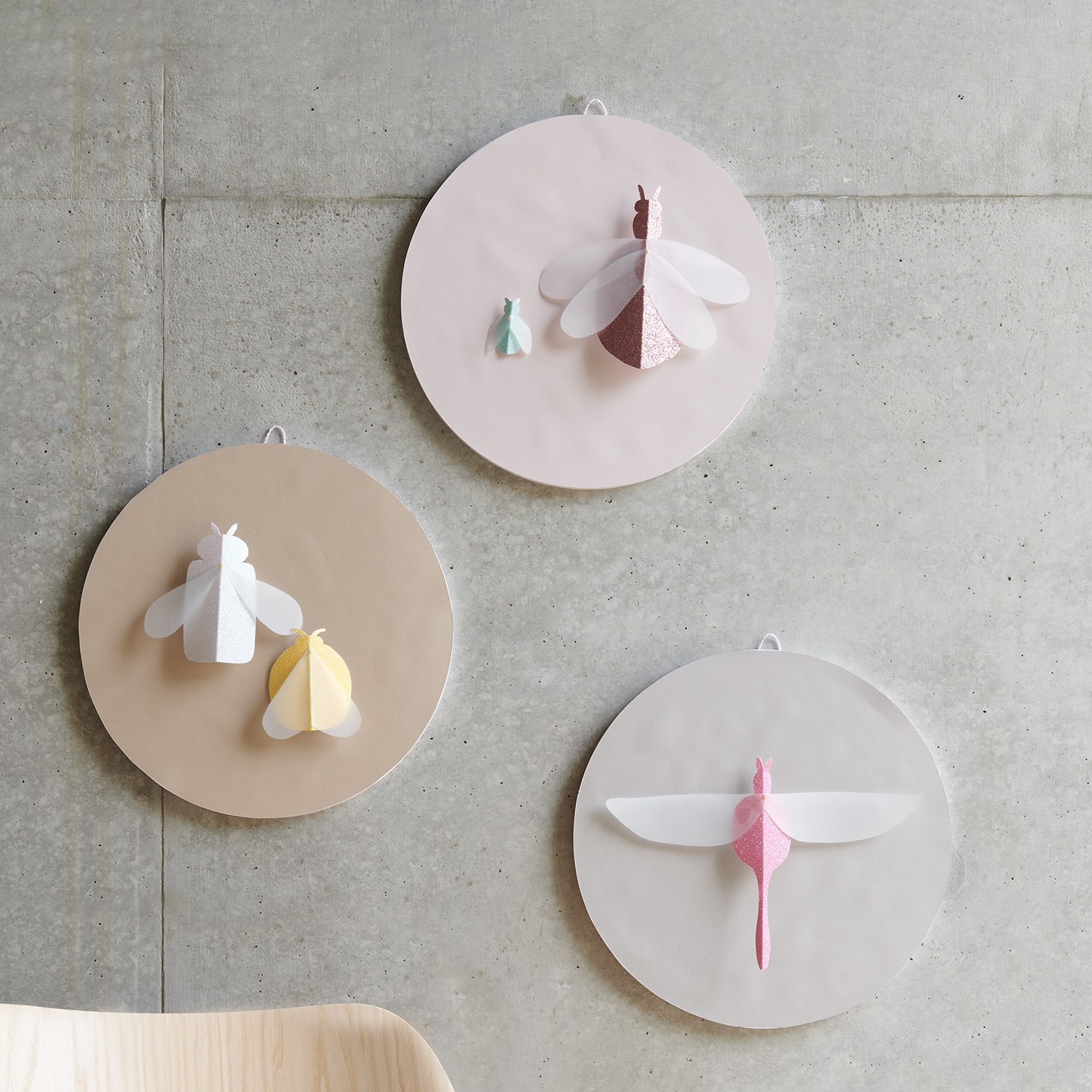 Bastelanleitung Insekten auf Foamboard von Rico Design