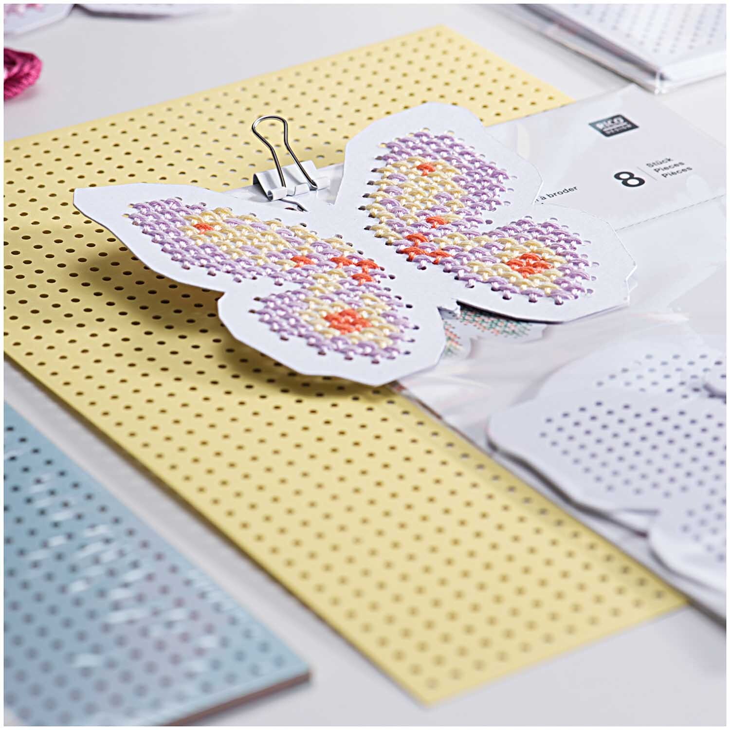 Paper Poetry Stickkarton Ostern 8 Stück von Rico Design