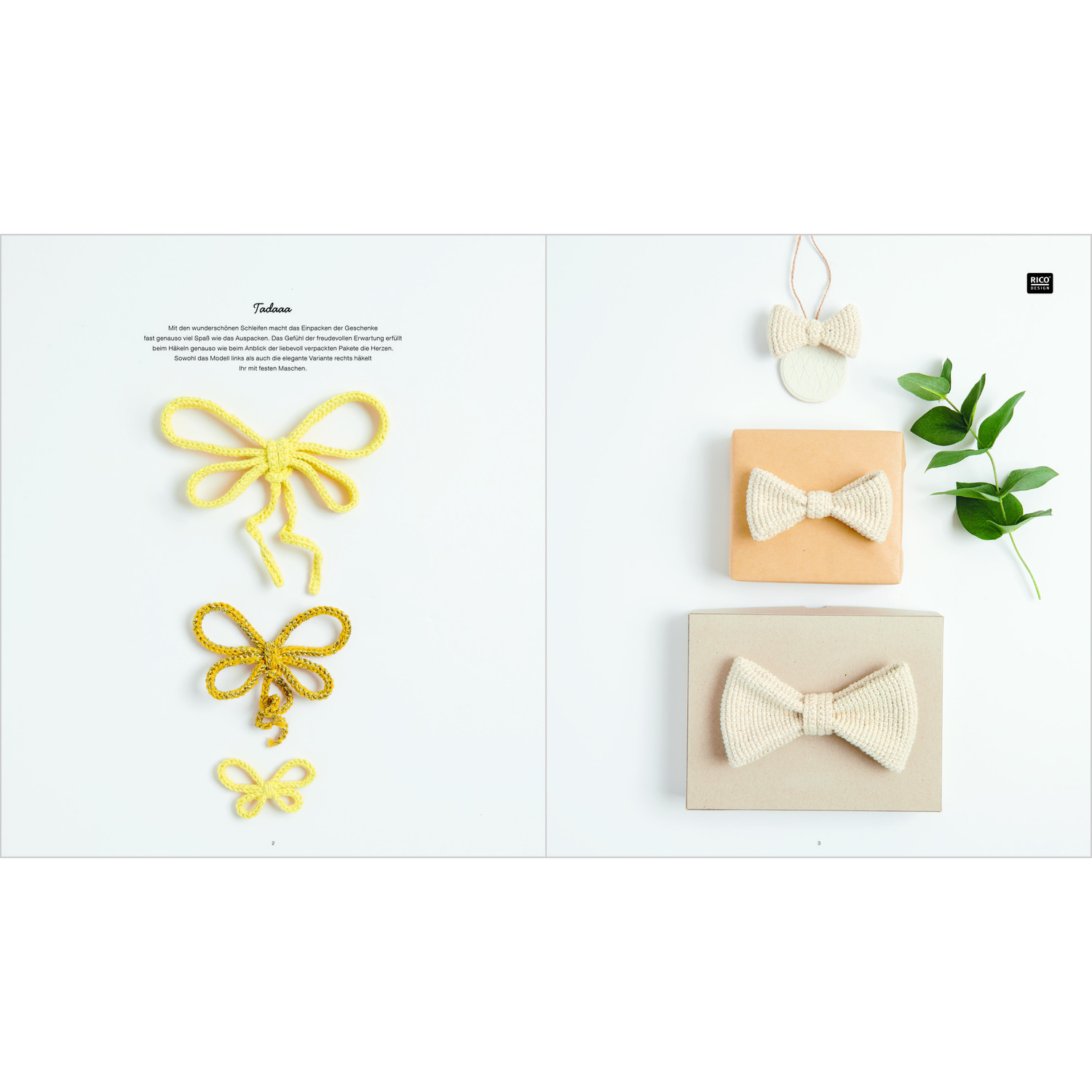 Ricorumi Put a Bow on It Sprachauswahl deutsch von Rico Design