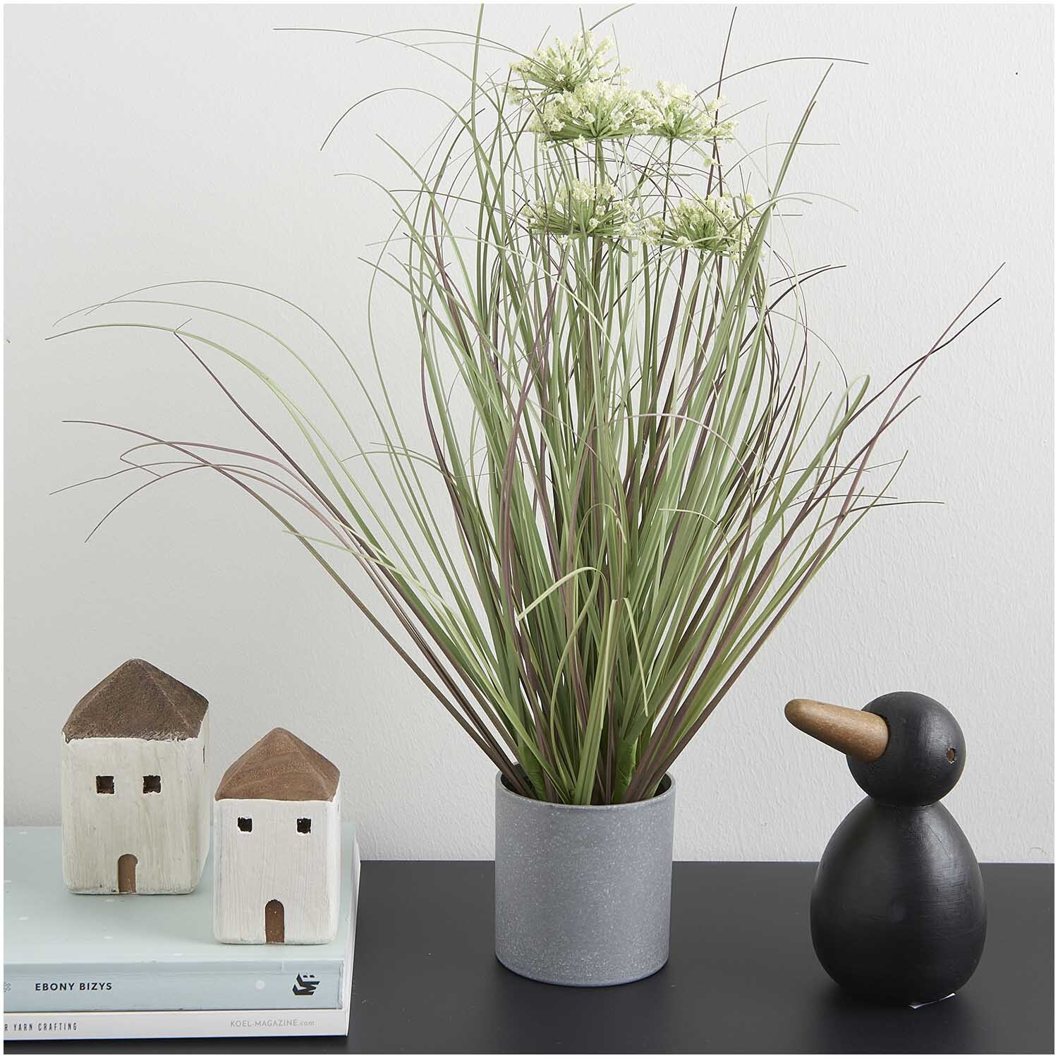 Möwe stehend Holz schwarz 8x14,5cm von Rico Design
