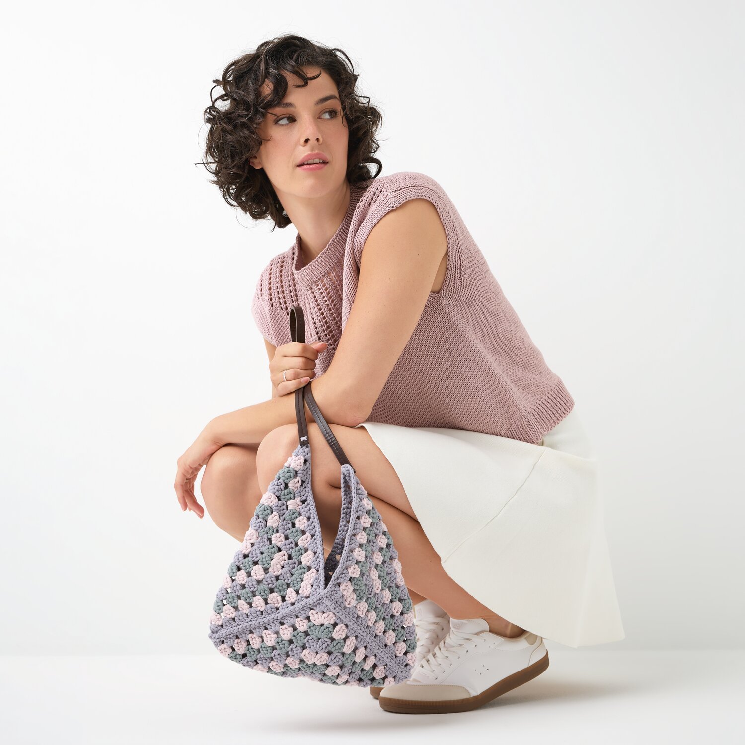 Häkelset Tasche Modell 26b aus Die Neue Masche No. 12 von idee. Creativmarkt