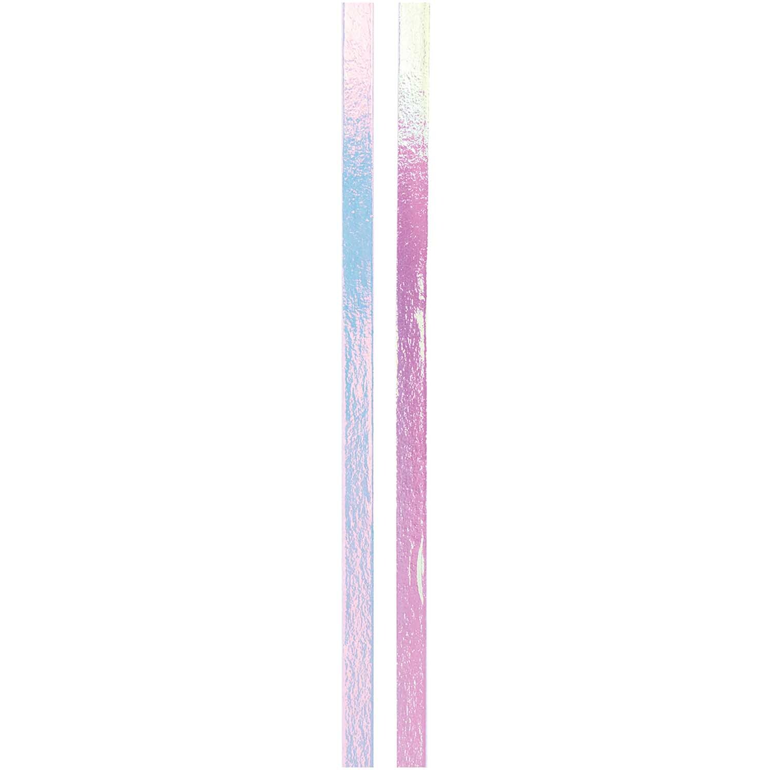 Paper Poetry Tapes irisierend, 5mm x 10m, 2 Stück. Zarte rosa-fliederfarbene Tapes von Rico Design auf schwarzem Hintergrund.
