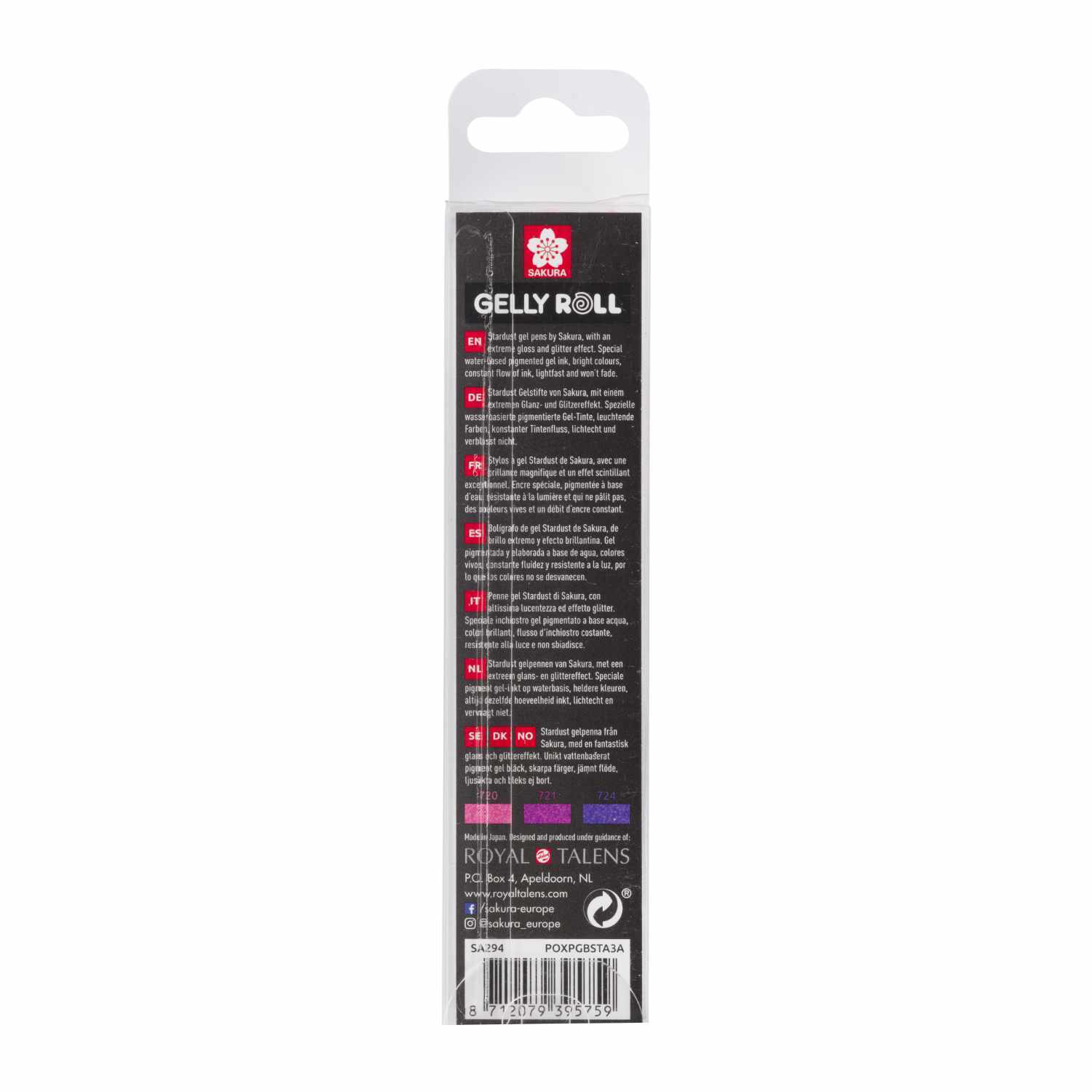Gelly Roll Stardust Gelstifte Sweets 3 Stück von Royal Talens