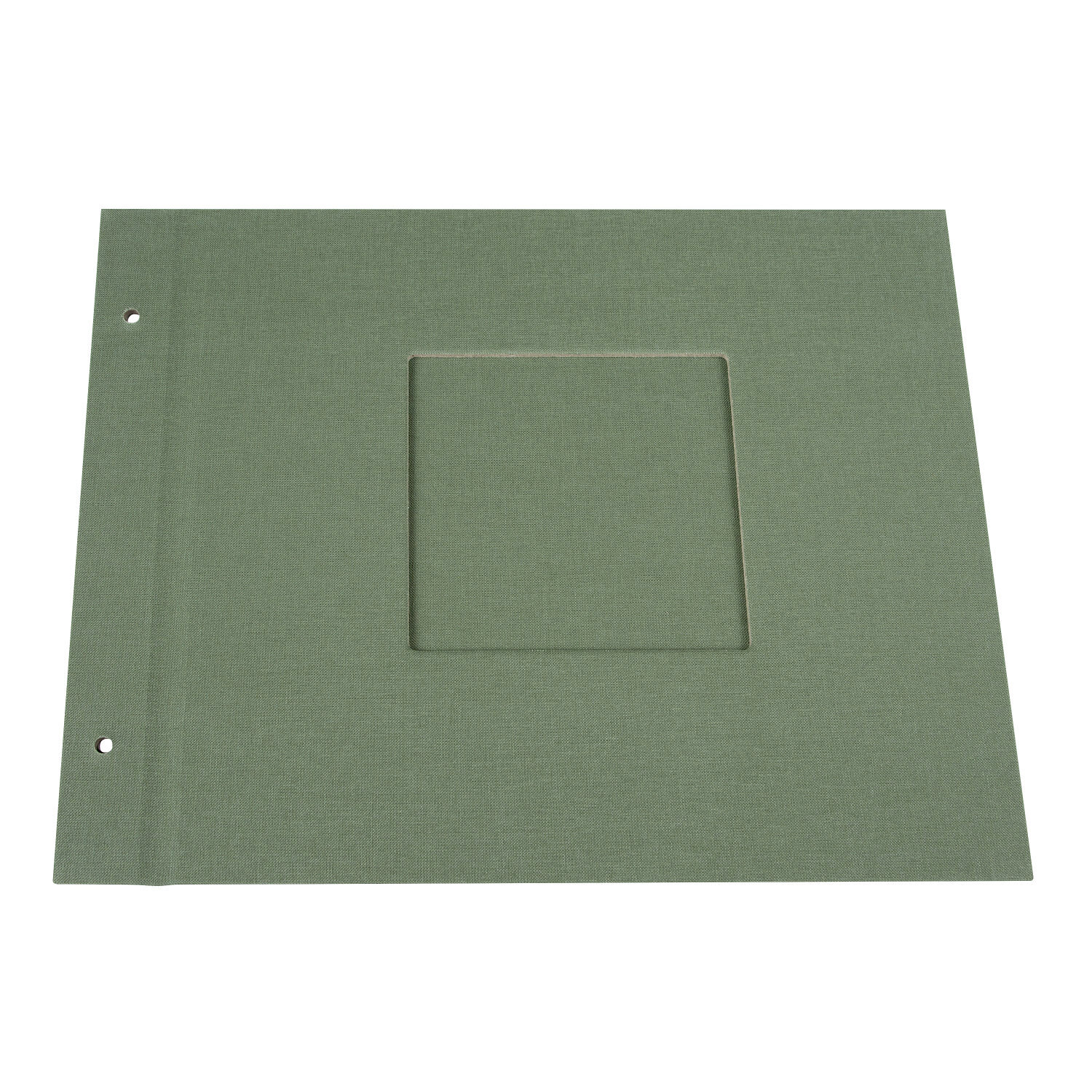 Schraubalbeneinband mit Sichtfenster Leinen 30x25cm von Goldbuch Georg Brückner 