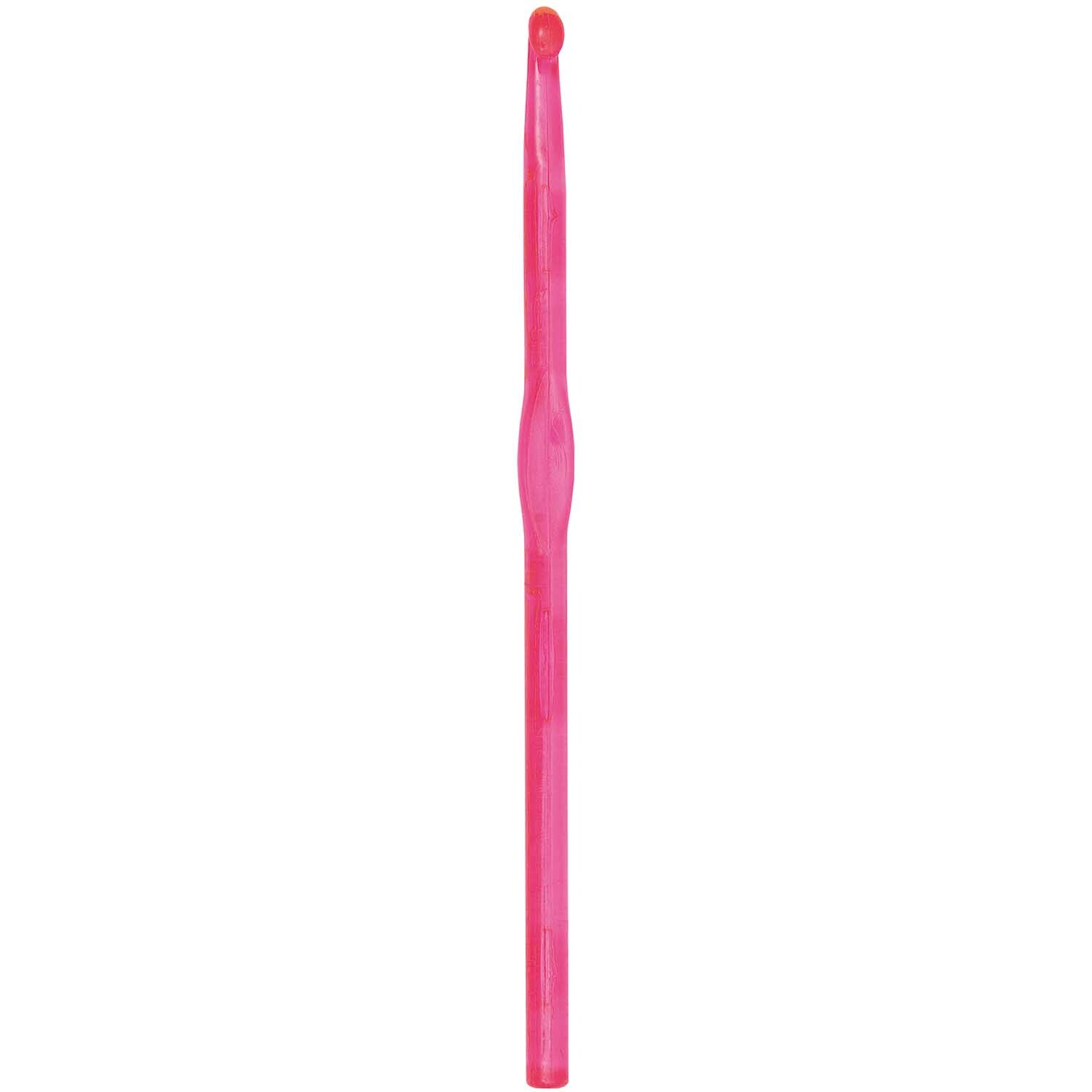 Häkelnadel 15cm von Rico Design in leuchtendem Pink, ideal für kreative Handarbeitsprojekte.