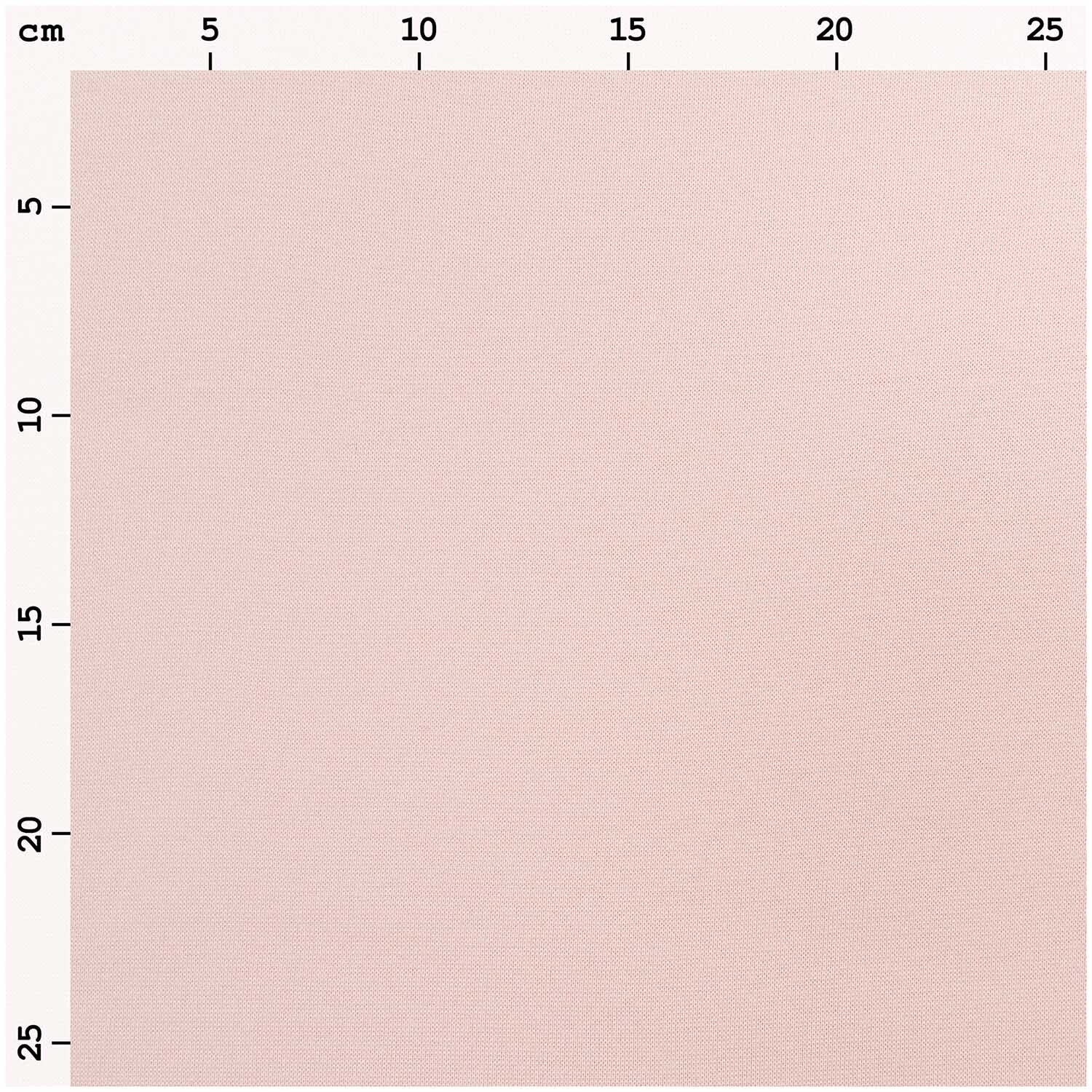 Stoff Jersey elastic 140cm in zartem Puder von Rico Design, ideal für Nähprojekte.