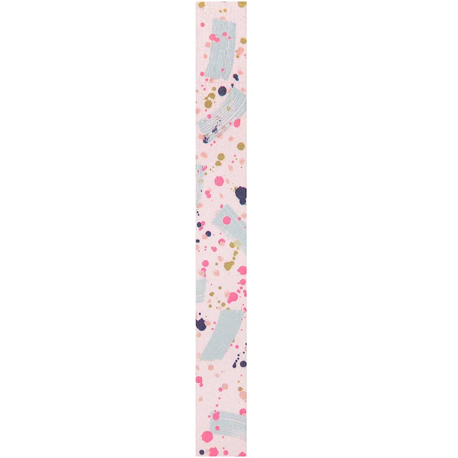 Paper Poetry Tape Crafted Nature, 1,5 cm breit, 10 m lang, mit buntem, geflecktem Design von Rico Design.