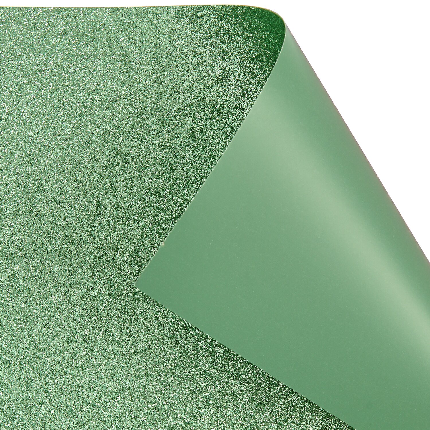 Paper Poetry Glitterkarton beidseitig 50x70cm 250g/m² Farbe Grün von Rico Design