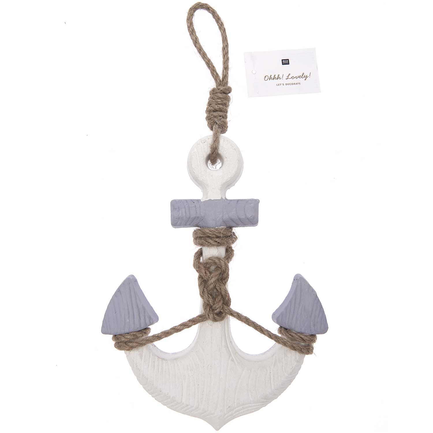 Holzhänger Anker 22x17x2,5cm von Rico Design