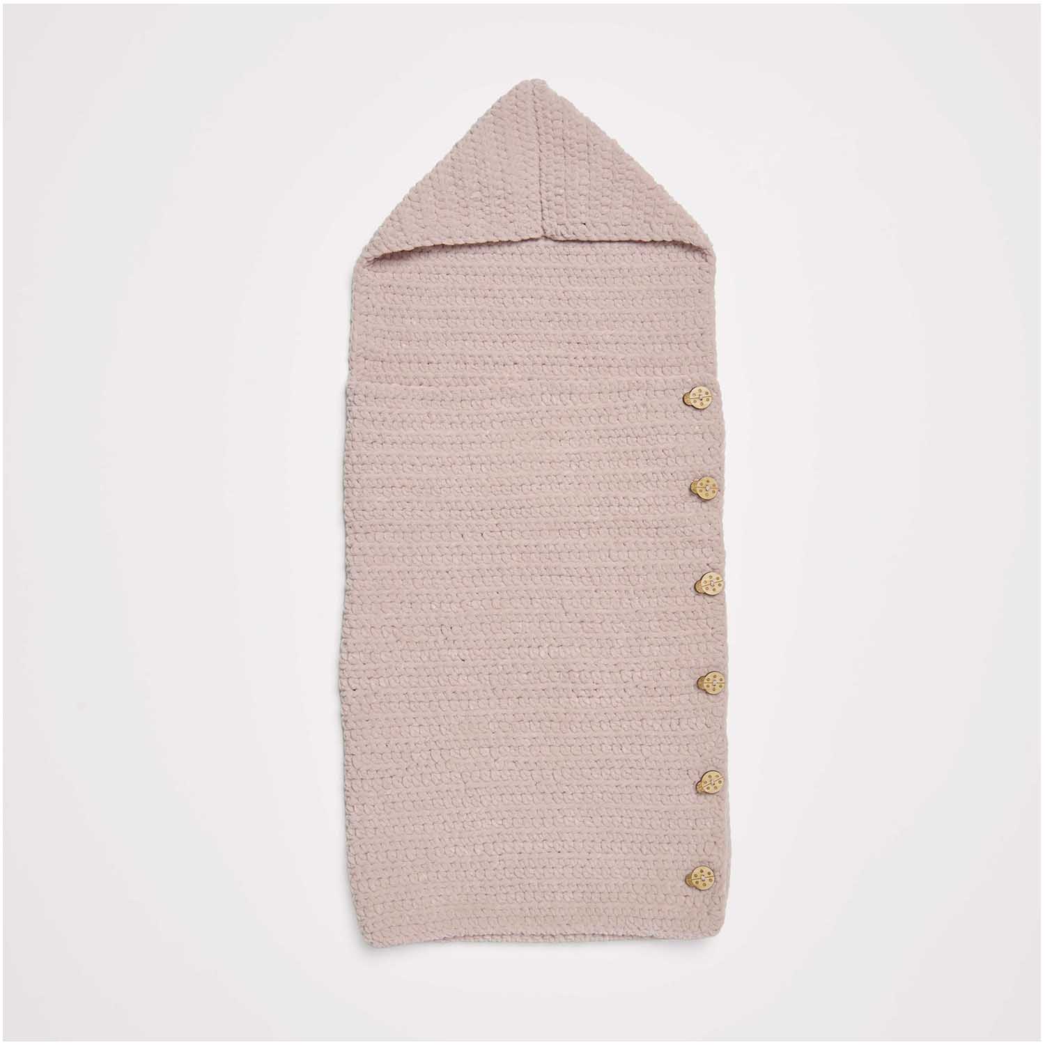 Gehäkelter Schlafsack: Modell 15 aus dem Heft Baby Chenillove