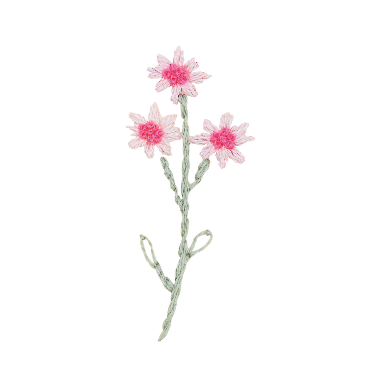 Stick and Stitch Blümchen 21 Stück von Rico Design