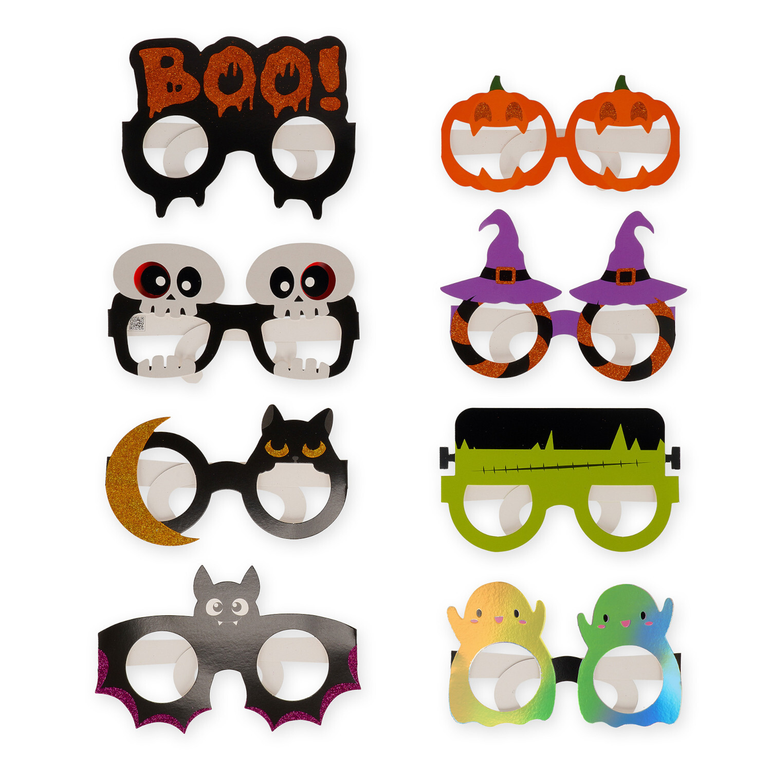 Papierbrillen Halloween Edition 8-teilig von Legami 