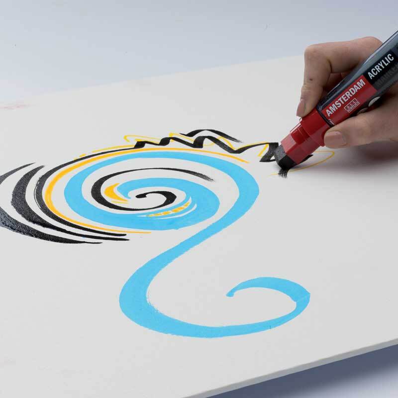 Acrylic Marker 1-2mm Farbe Titanweiß von Royal Talens