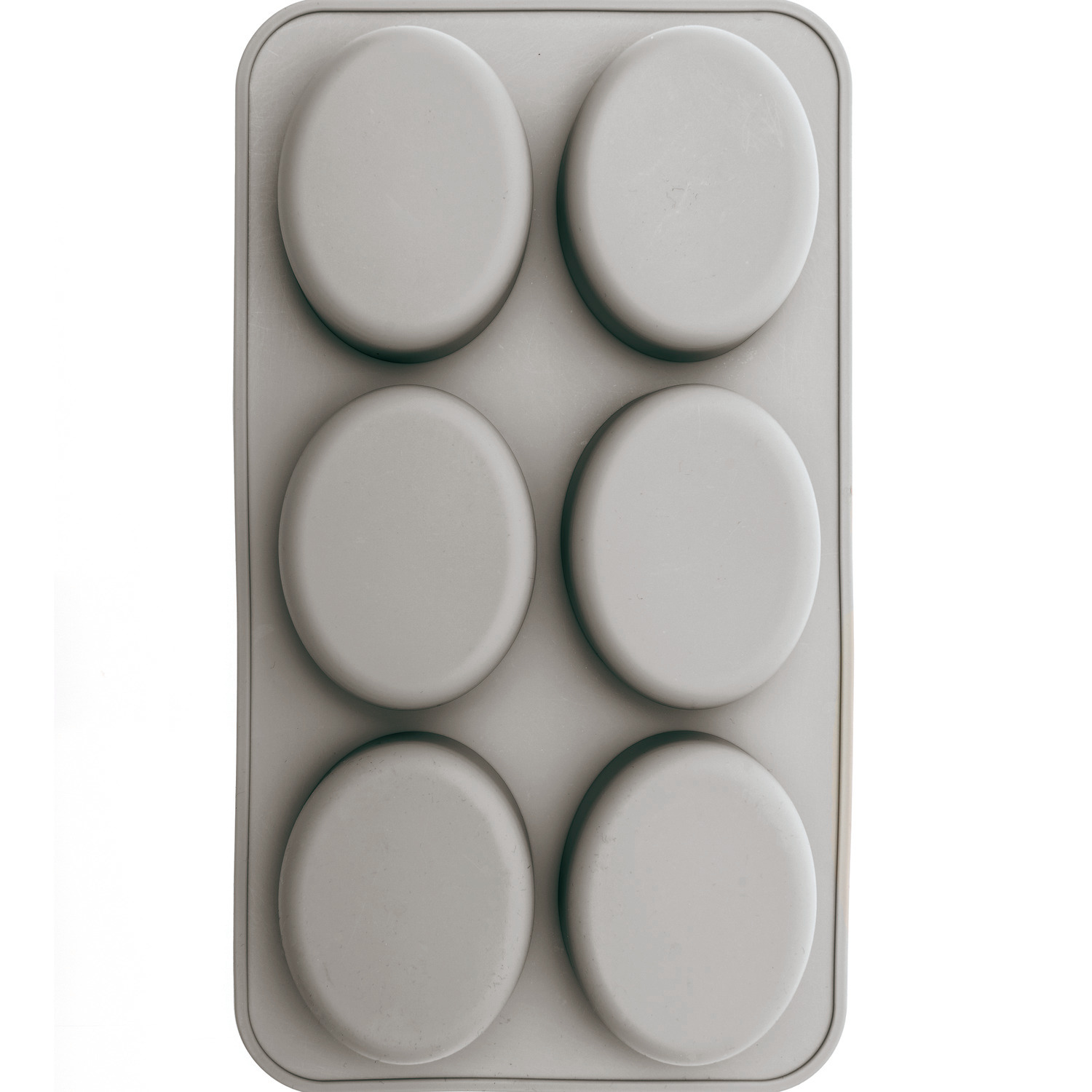 Seifengießform oval  28x15,5x2,5cm 6 Stück von Rico Design
