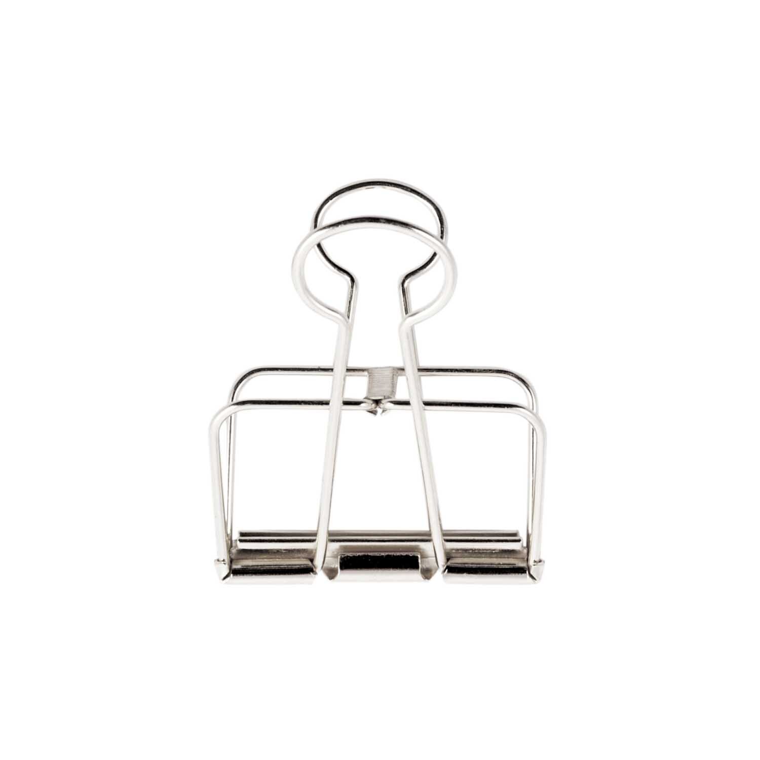 Paper Poetry Wire Clips in elegantem Silber von Rico Design, ideal zum Organisieren von Dokumenten.
