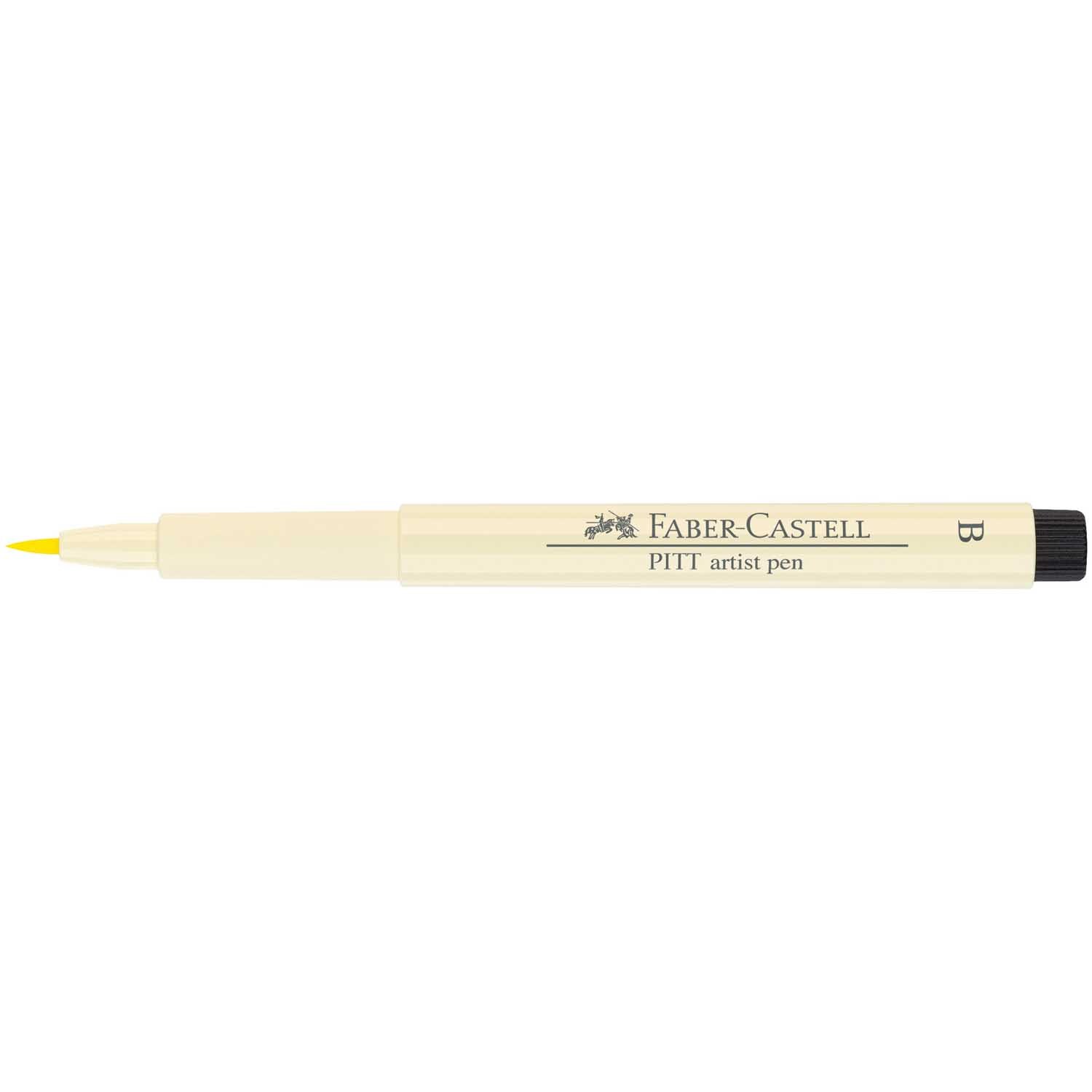 PITT artist pen brush von Faber Castell in Elfenbein, ideal für präzises Zeichnen und Skizzieren.