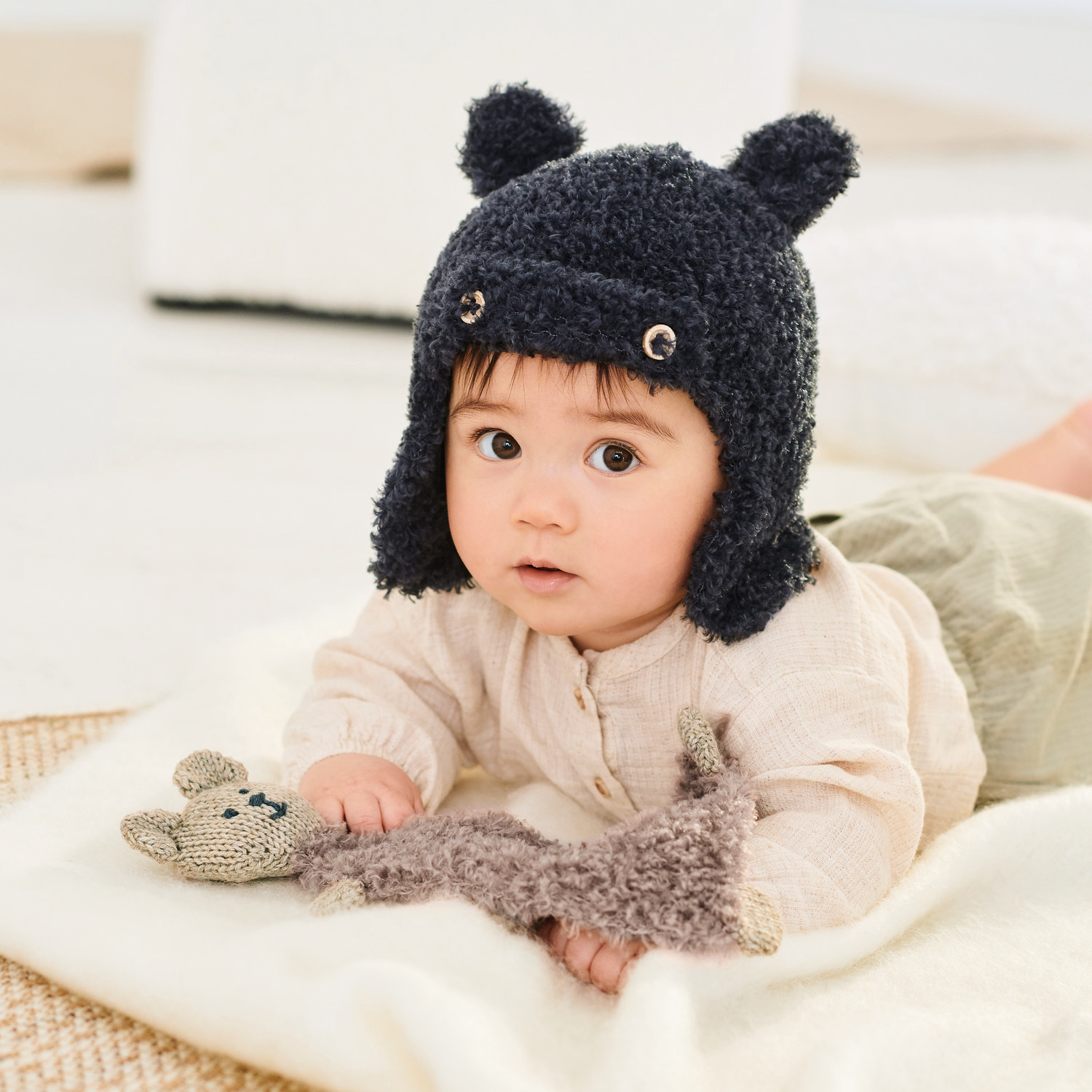 Strickset Mütze Modell 21 aus Rico Baby 040 von Rico Design