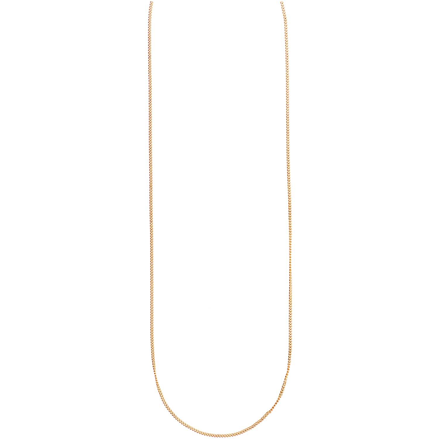 Mix it Up - Jewellery Gliederkette in Gold von Rico Design, 45cm lang, auf weißem Hintergrund.