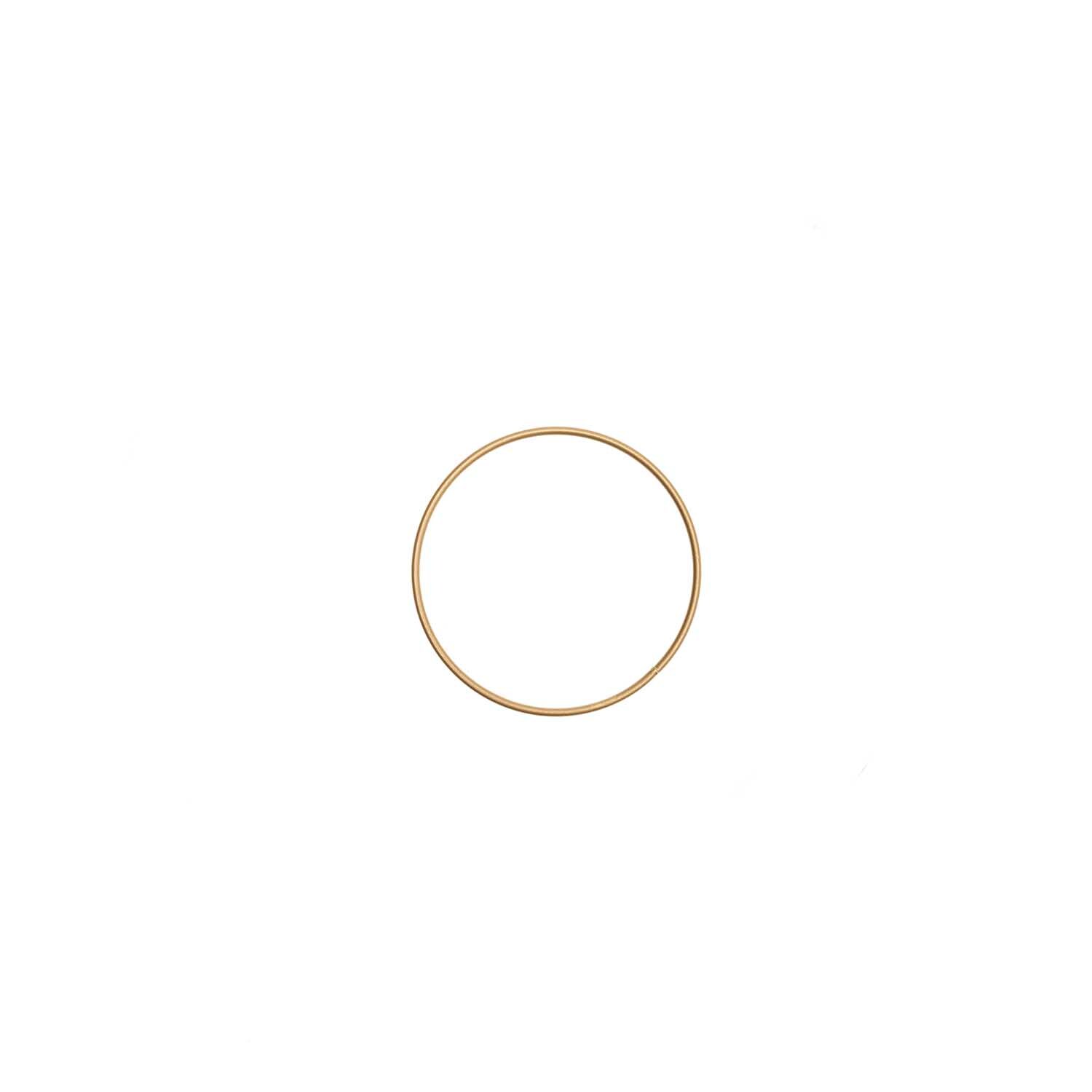 Metallring Gold, schlicht und elegant, von Rico Design. Perfekt für kreative Bastelprojekte.