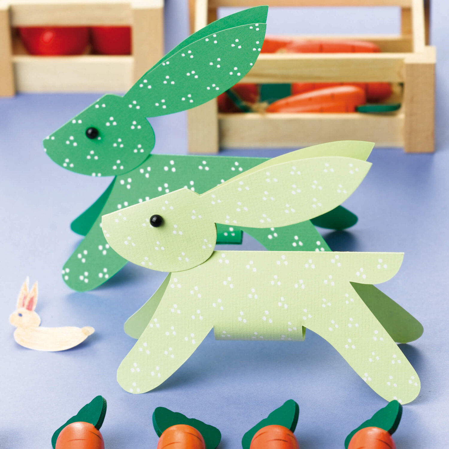 Bastelanleitung Osterhase aus Papier von idee. Creativmarkt 