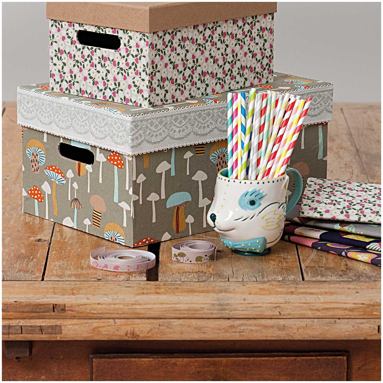 Paper Poetry Papierstrohhalme Mix sorbet 24 Stück von Rico Design