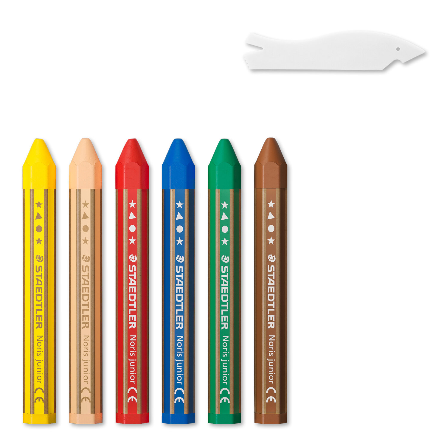 Noris Junior Wachsmalkreide Set 6 Stück von STAEDTLER