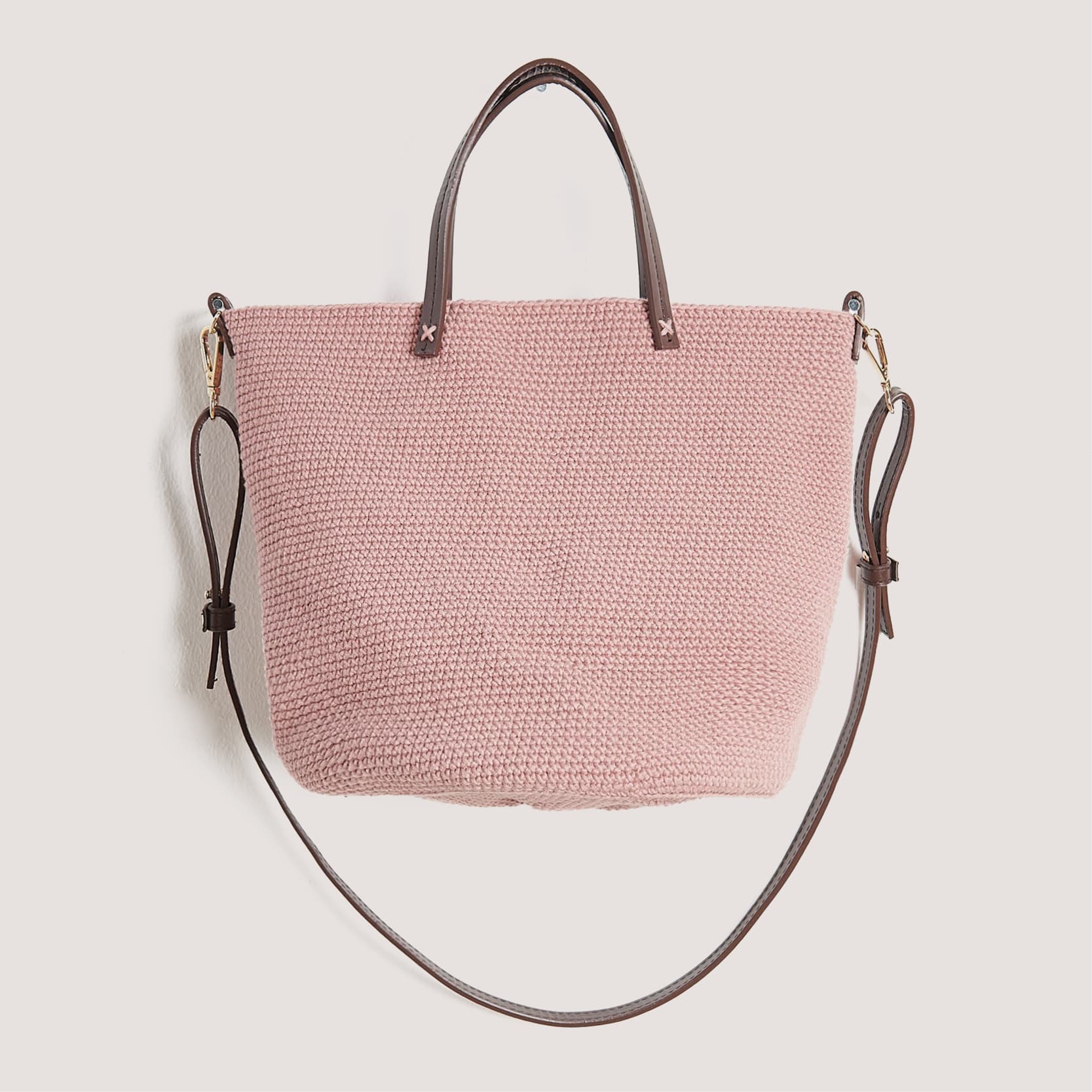 Gehäkelte Tasche: Modell 08 aus dem Heft Lovewool No. 18