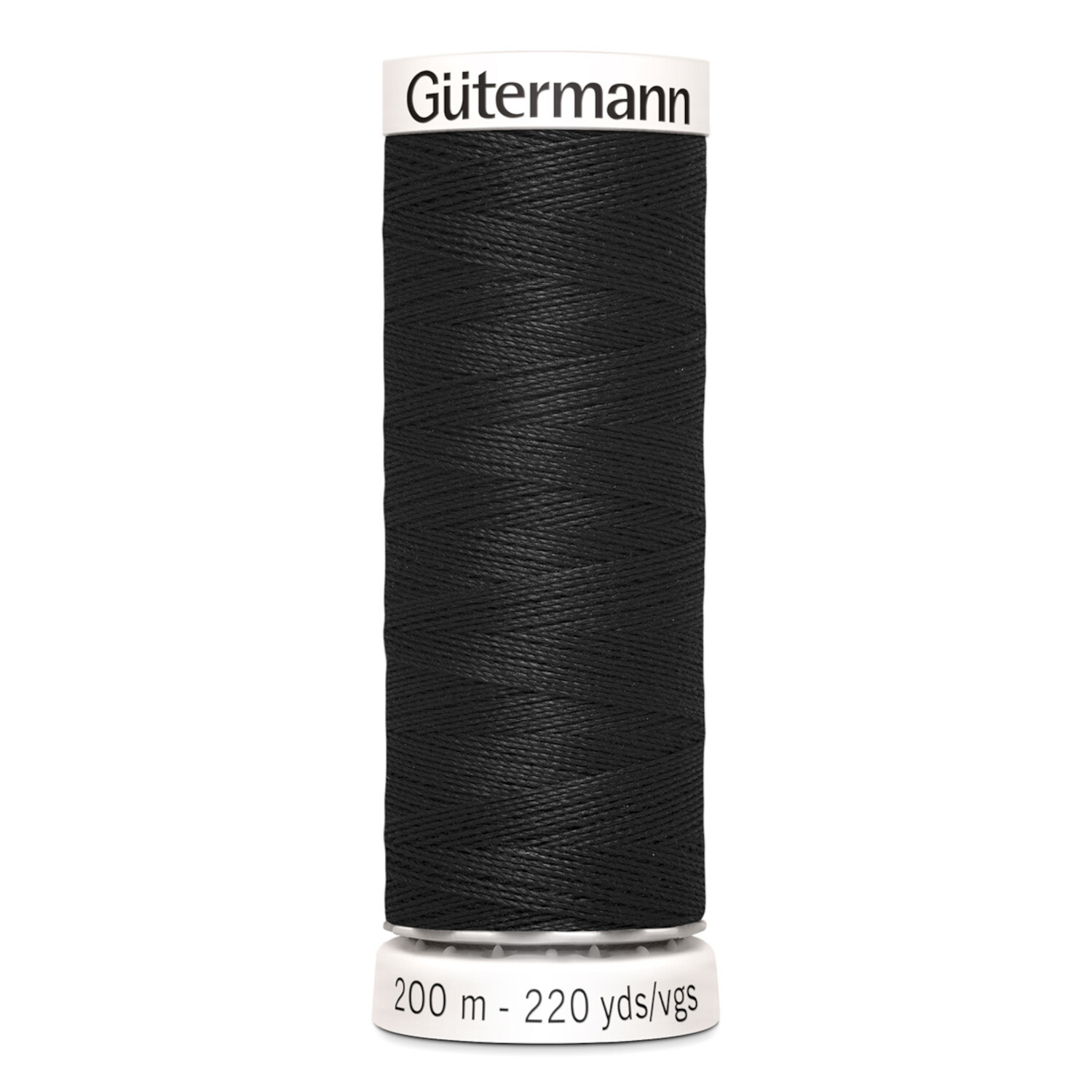 Allesnäher 200m, schwarzer Nähfaden von Gütermann, ideal für vielseitige Nähprojekte.