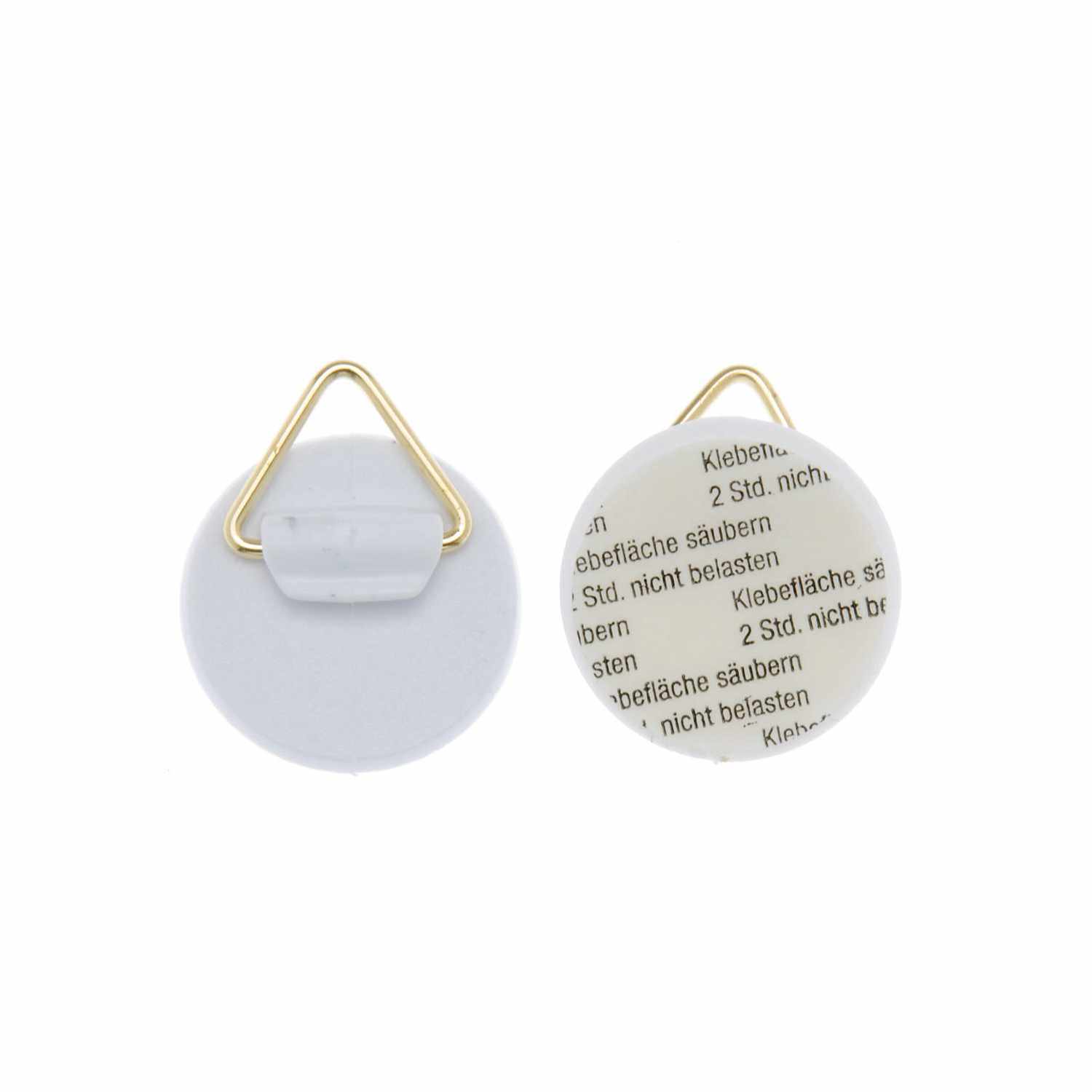 Wandtellerhalter von Glorex mit goldfarbenem Haken, ideal zur sicheren Befestigung von Tellern an der Wand.