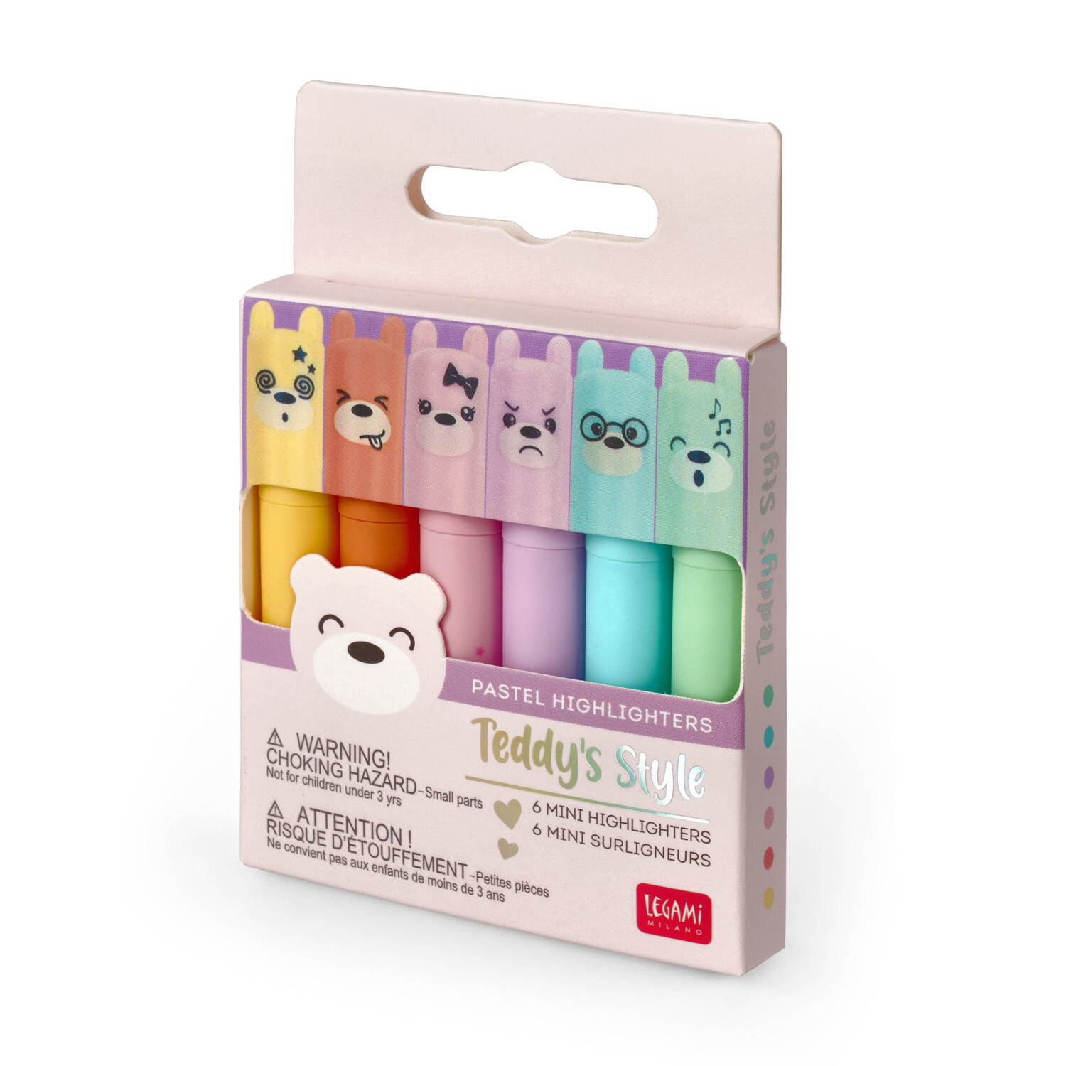Textmarker Set Teddy's Style von Legami 