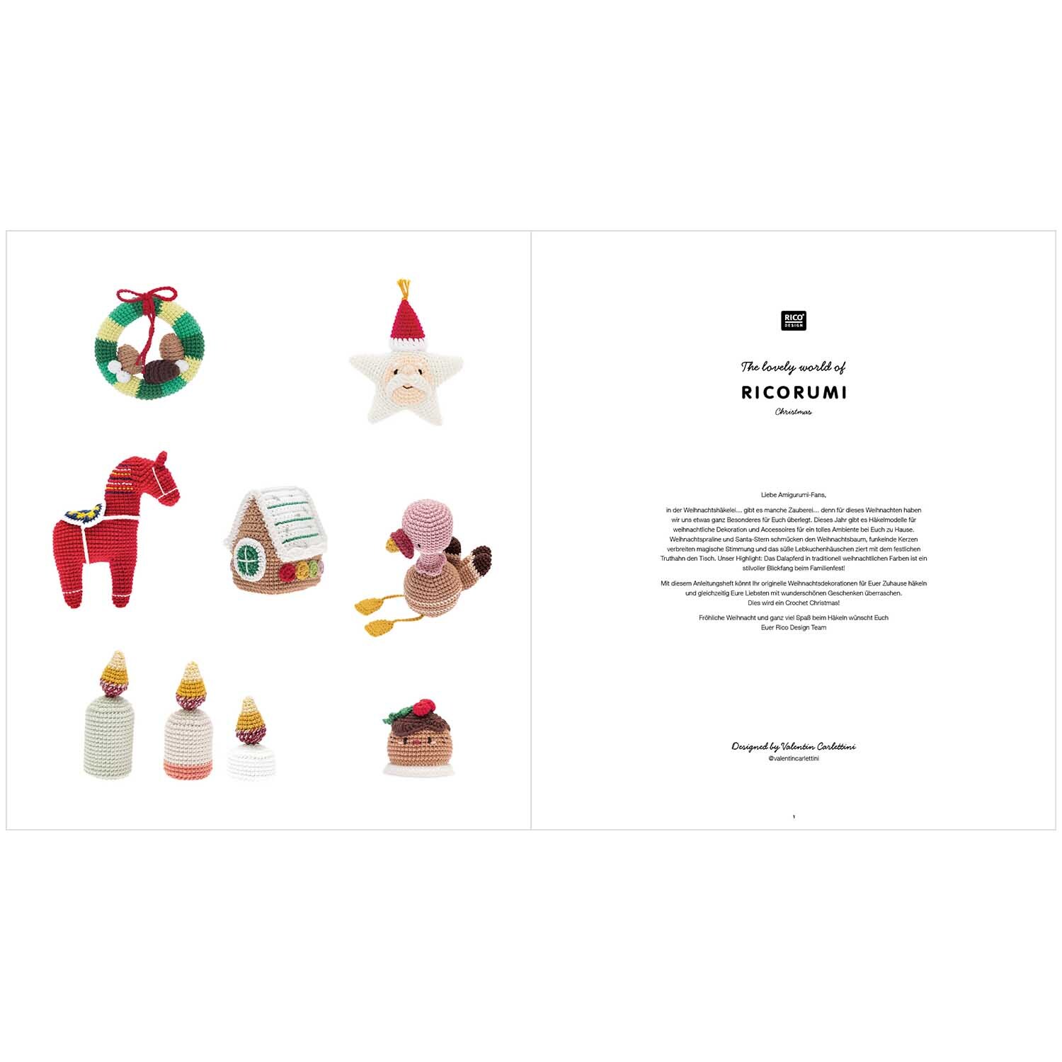 Ricorumi Christmas deutsch von Rico Design