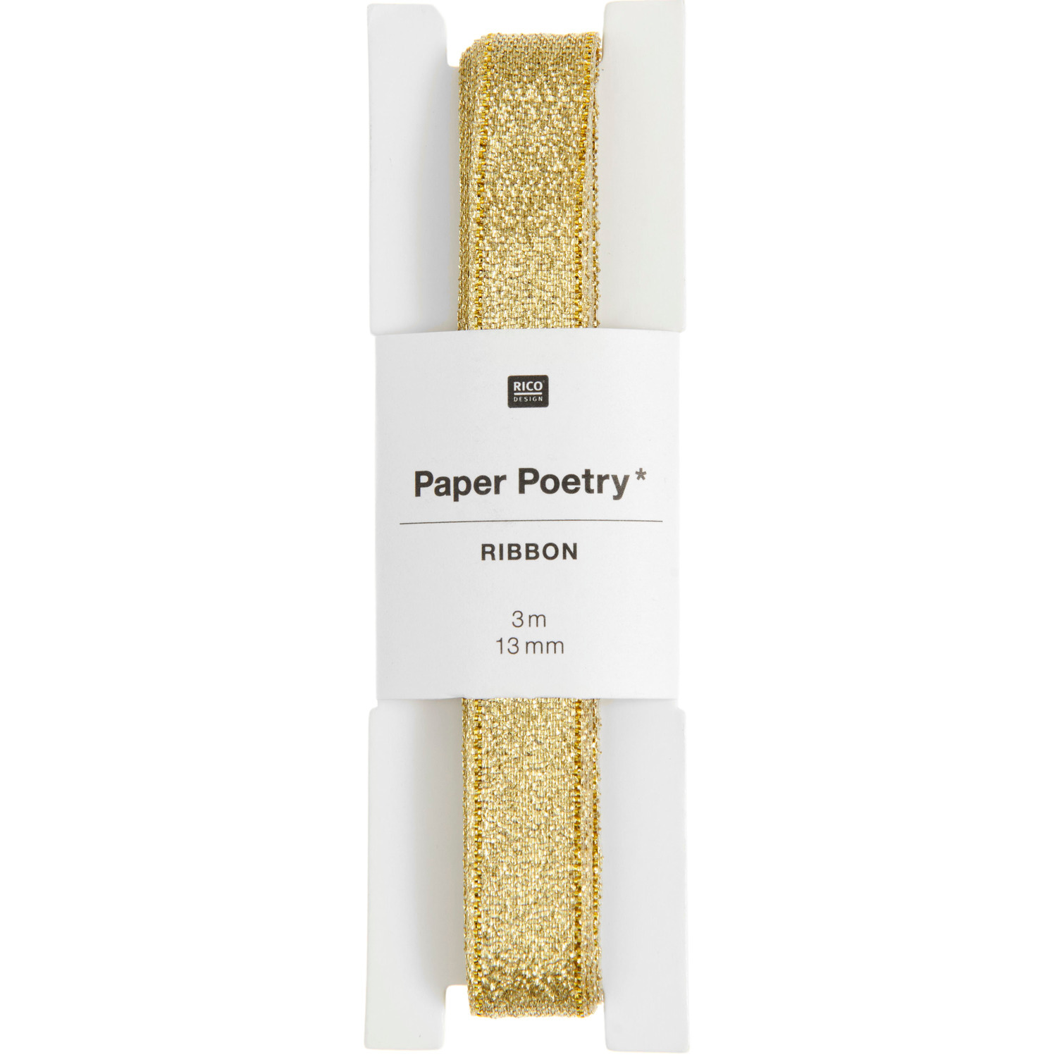 Metallic Band Gold Glitzer von Rico Design