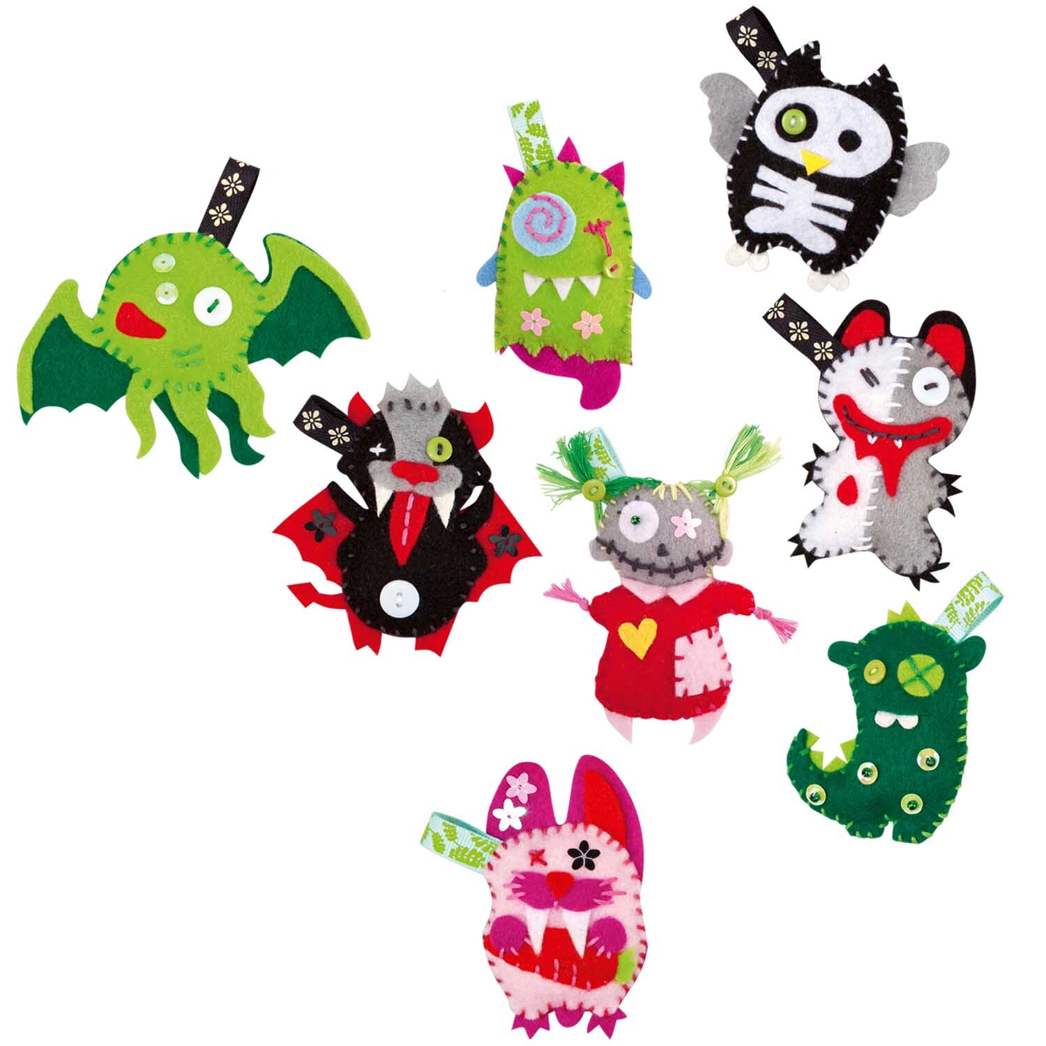 Bastelset Mini Monster für 8 Monster von Max Bringmann 