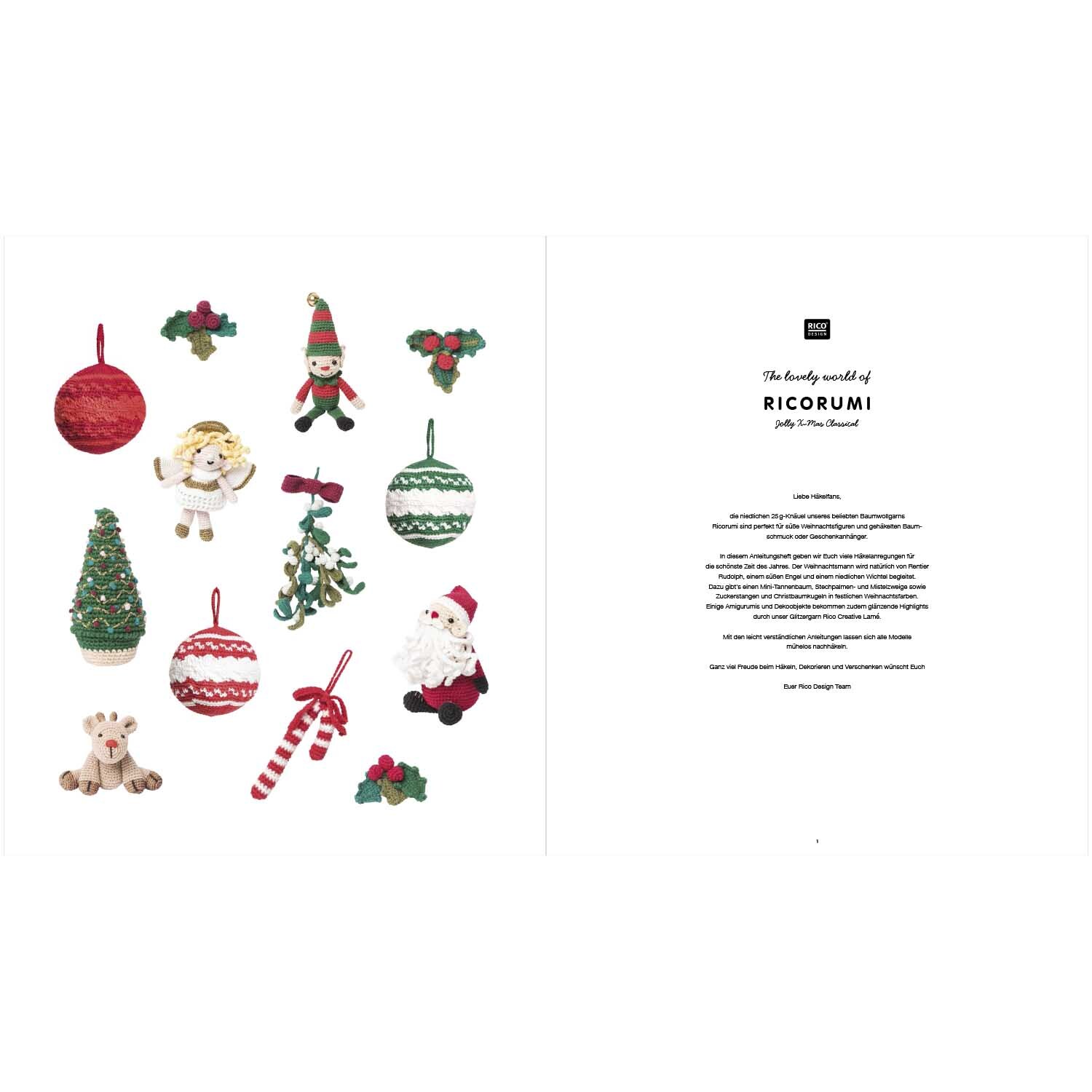 Ricorumi Jolly X-Mas Classical deutsch von Rico Design