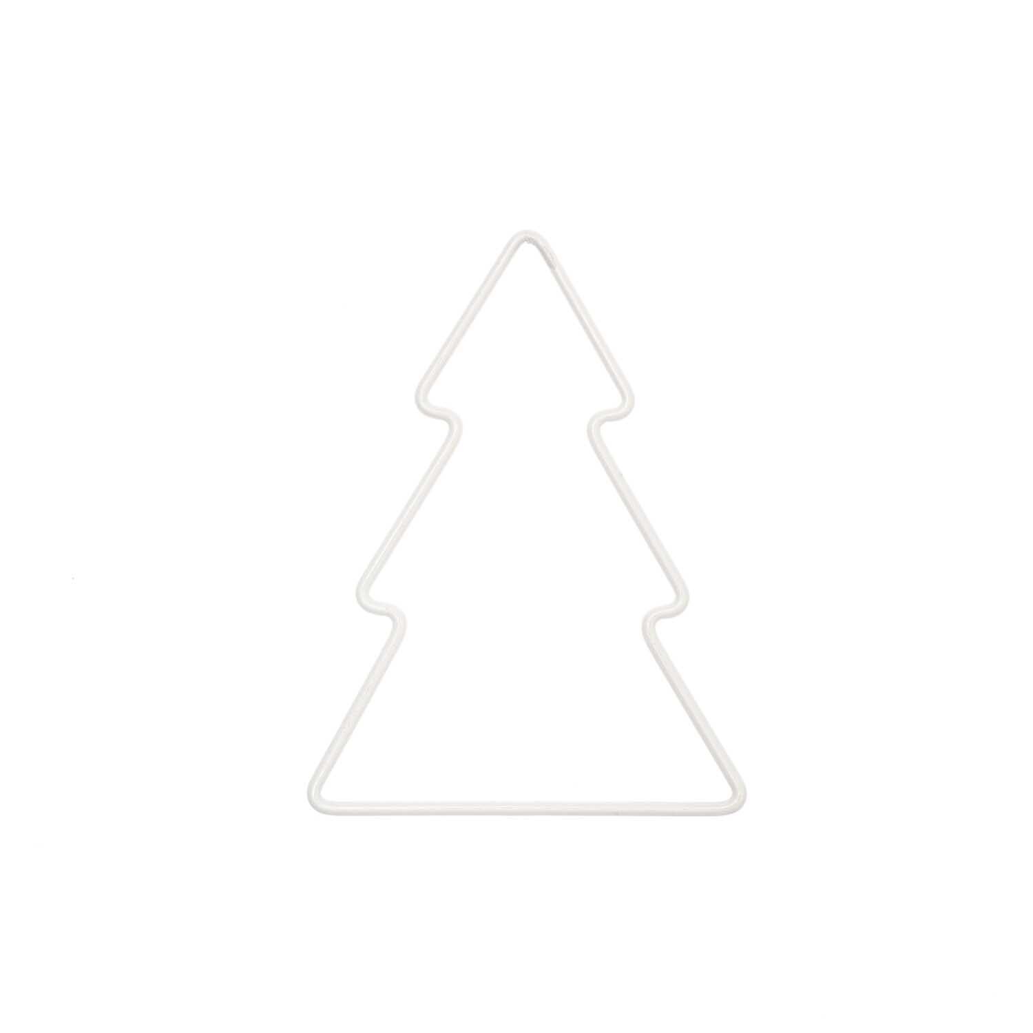 Metallring Tanne in Form eines stilisierten Weihnachtsbaums von Rico Design, ideal für Dekorationen.