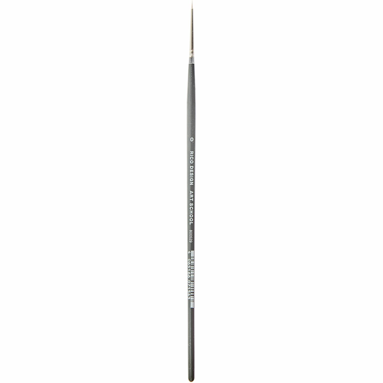 Pinsel Art School Aquarell Synthetic rund mit grauem Stiel, ideal für präzise Maltechniken.