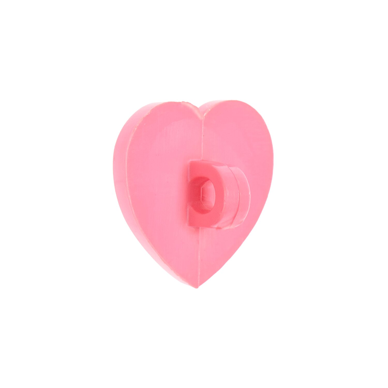 Knöpfe Herz 1,5x1,5cm 4 Stück Farbe Pink von Rico Design