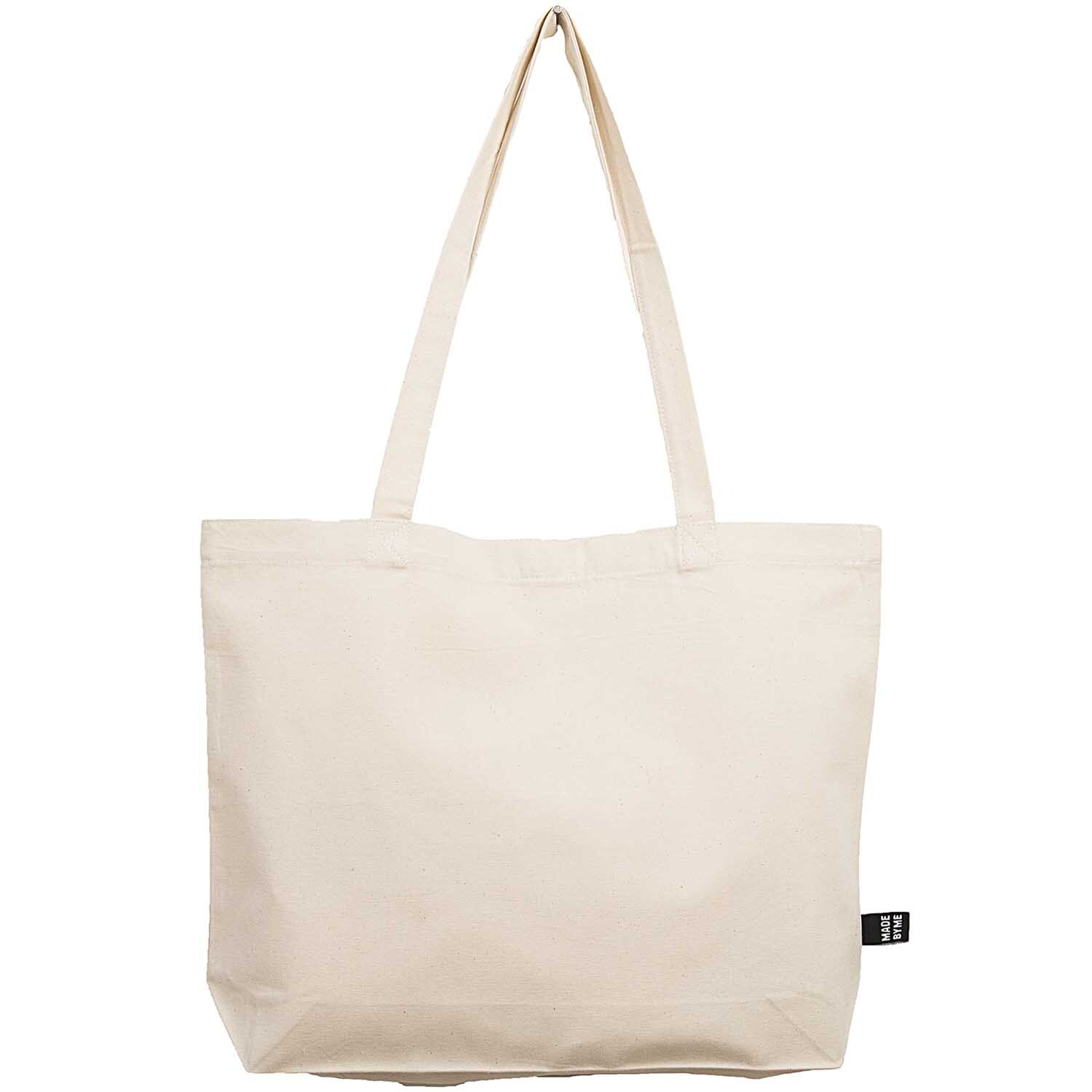 Tasche mit langen Henkeln in Natur von Rico Design, 44,5x34x33,5cm, ideal für den Alltag.