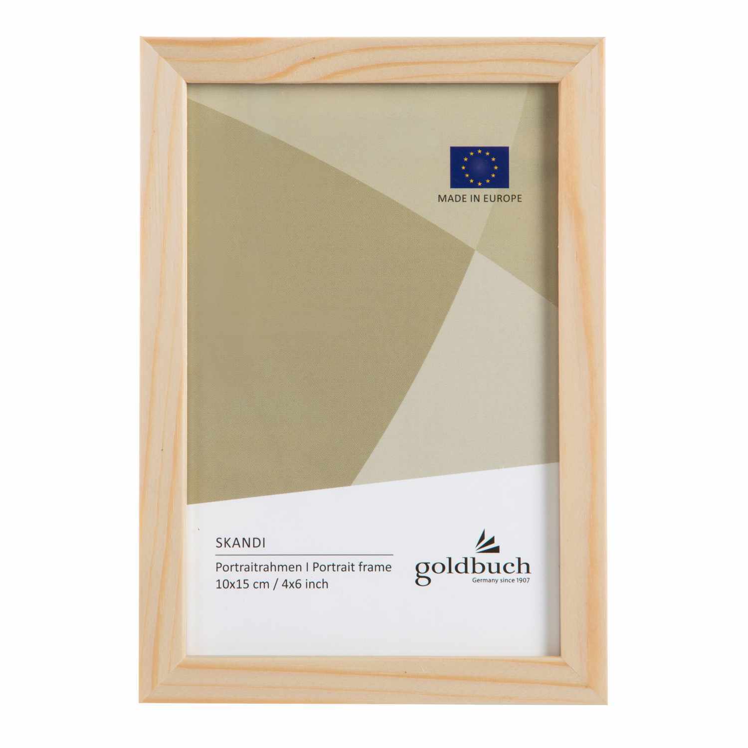 Bilderrahmen aus Holz: Hochwertiger Rahmen von goldbuch, ideal für Fotos, mit natürlichem Finish.