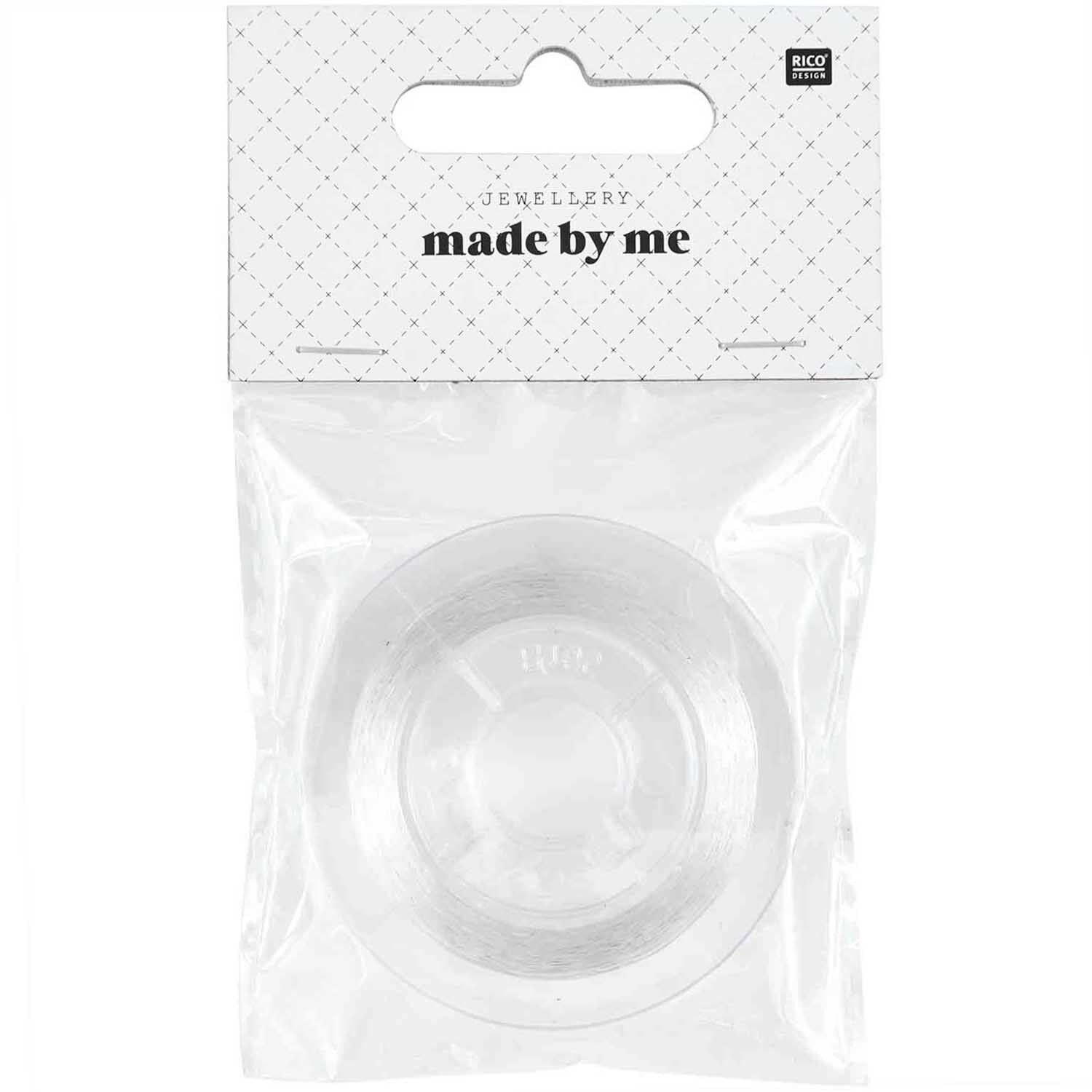 Perlonfaden elastisch transparent 0,4mm von Rico Design