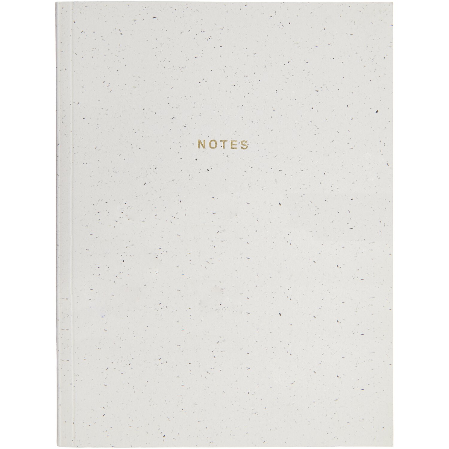 Paper Poetry Notizbuch L, 15x20cm, von Rico Design. Offwhite Notizbuch mit goldener Aufschrift "Notes" auf dem Cover. Ideal für kreative Ideen.