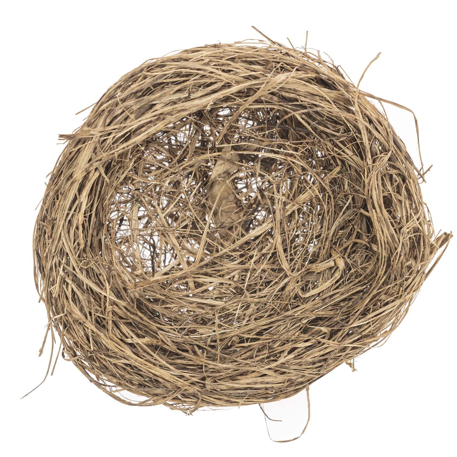 Deko Nest natur Ø=12cm aus braunem Material, ideal für kreative Projekte von idee. Creativmarkt.