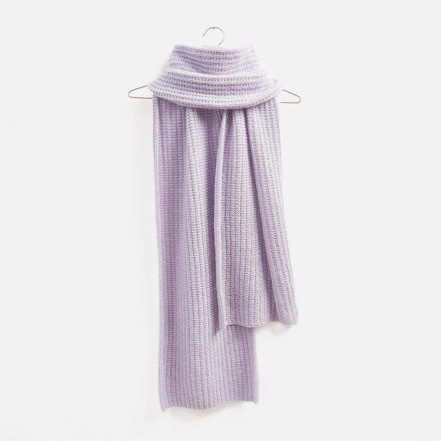 Gestrickter Schal: Modell 10 aus dem Heft Top Down Knitting Special 2