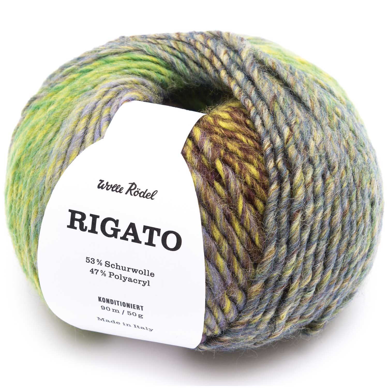 Rigato 50g 90m Farbe Rosa/Braun von idee. Creativmarkt