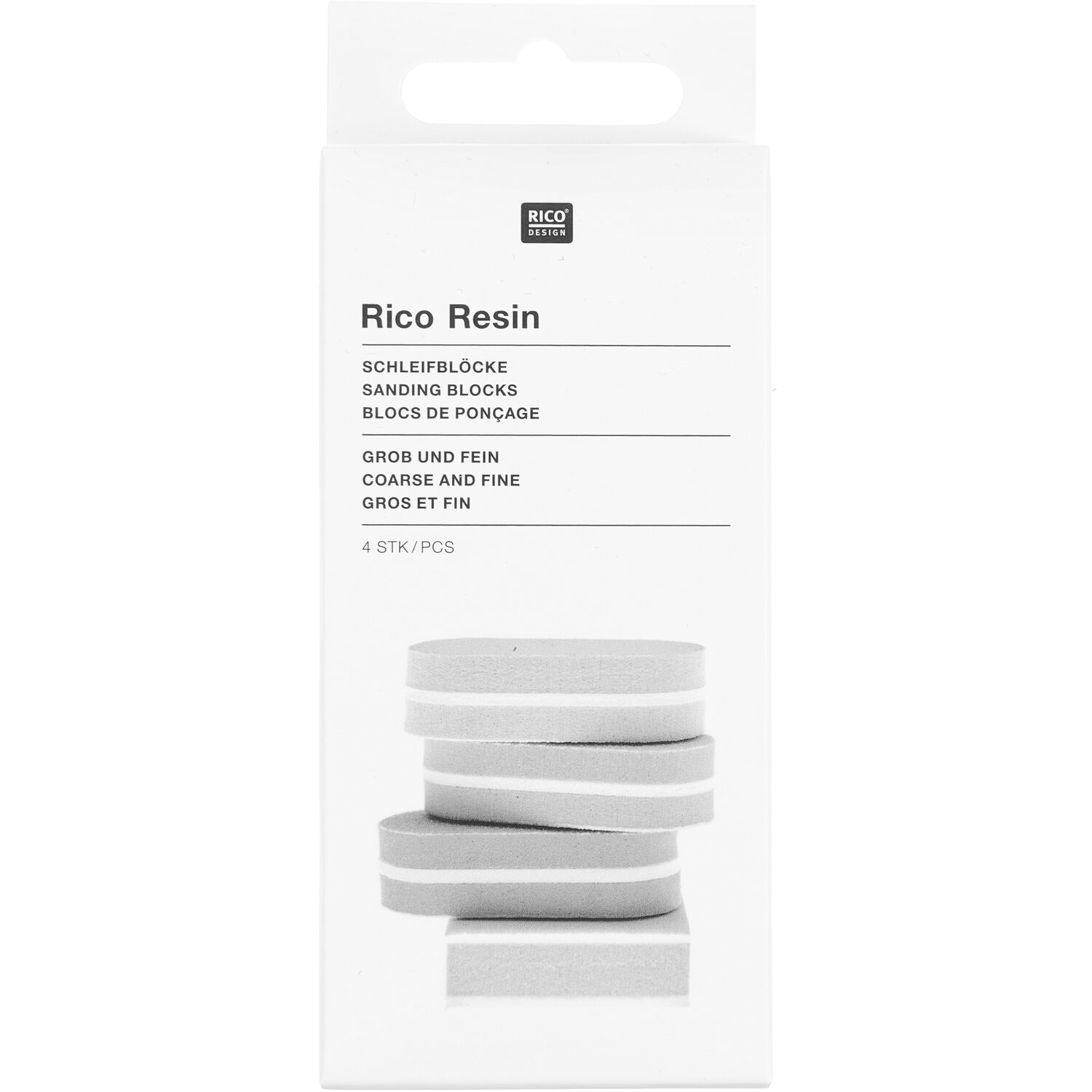 Schleifblöcke grob & fein 4 Stück von Rico Design