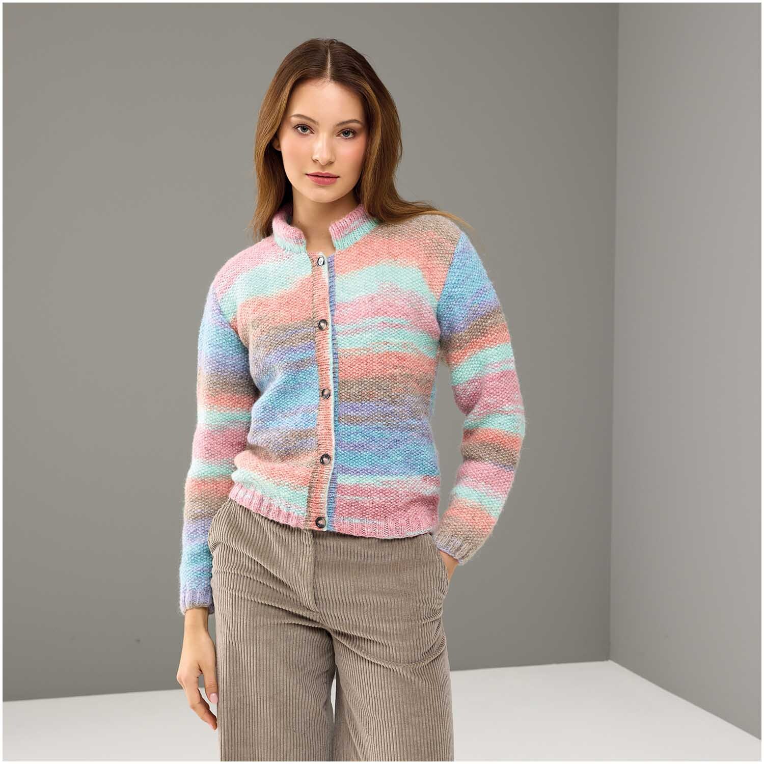 Strickset Jacke Modell 23 aus Die Neue Masche Nr. 7 von idee. Creativmarkt