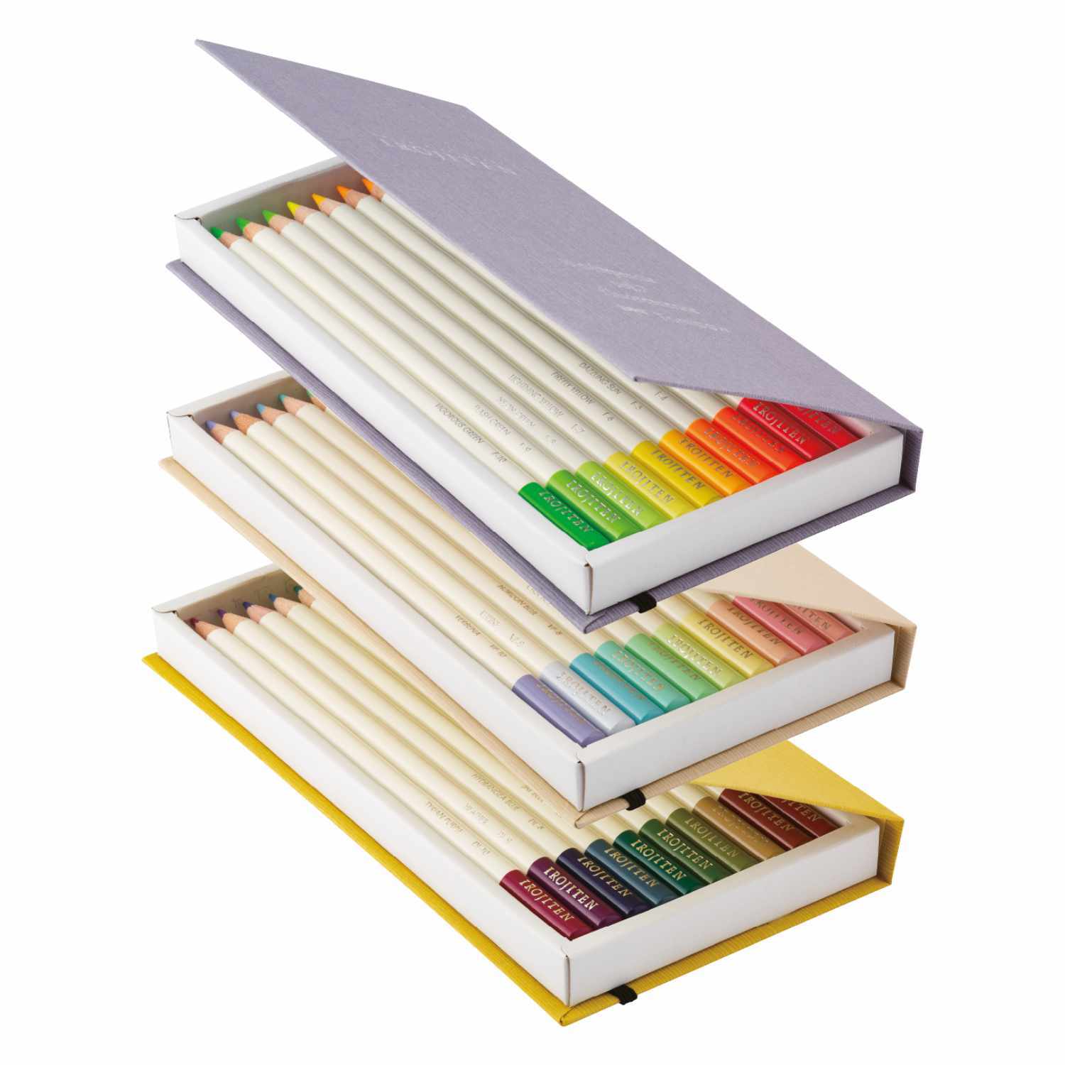 IROJITEN Farbstifte Seascape 30 Stück von Tombow in eleganten Boxen, sortiert nach Farbtönen. Ideal für kreative Projekte.